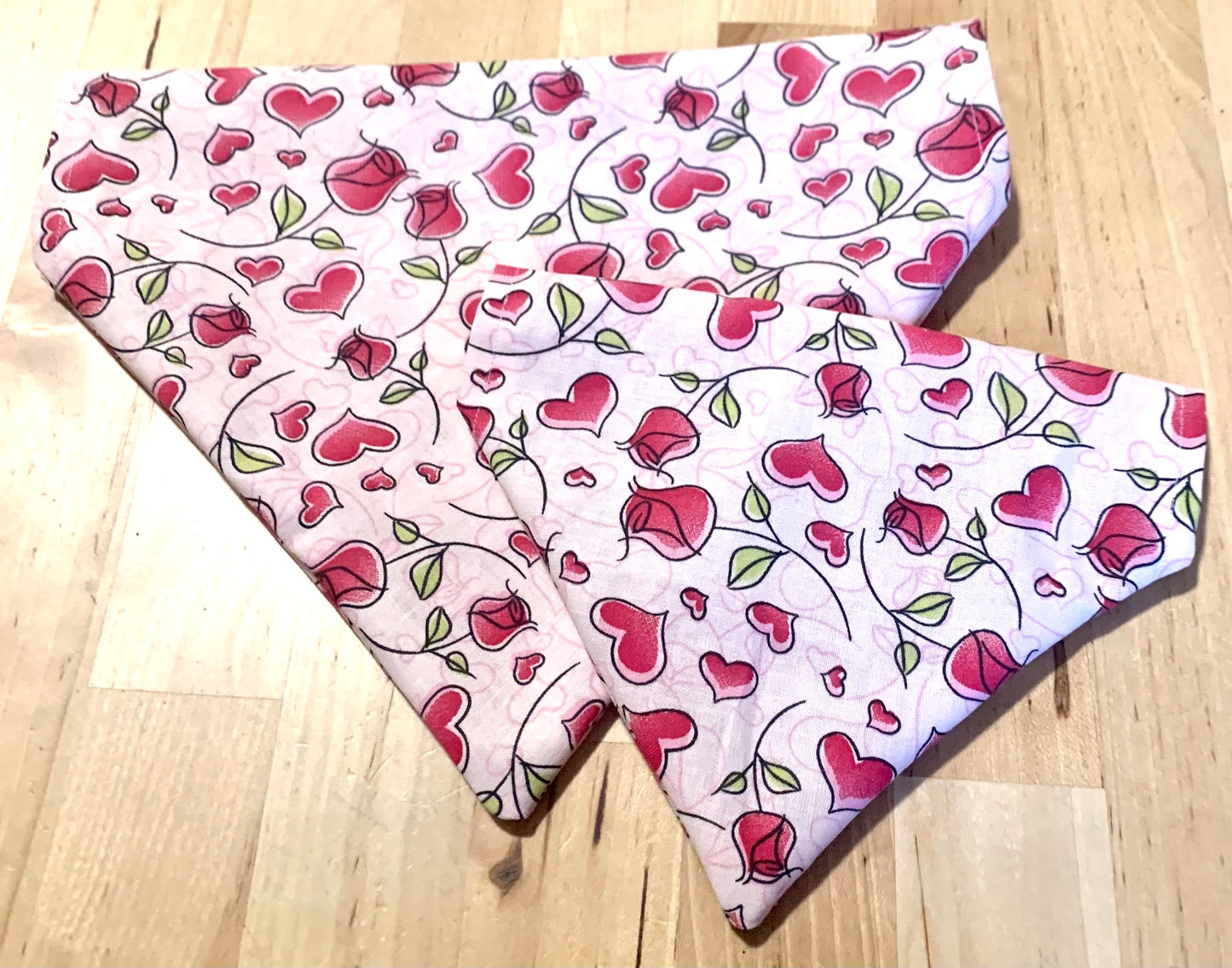 Pink Roses - Dog Bandana