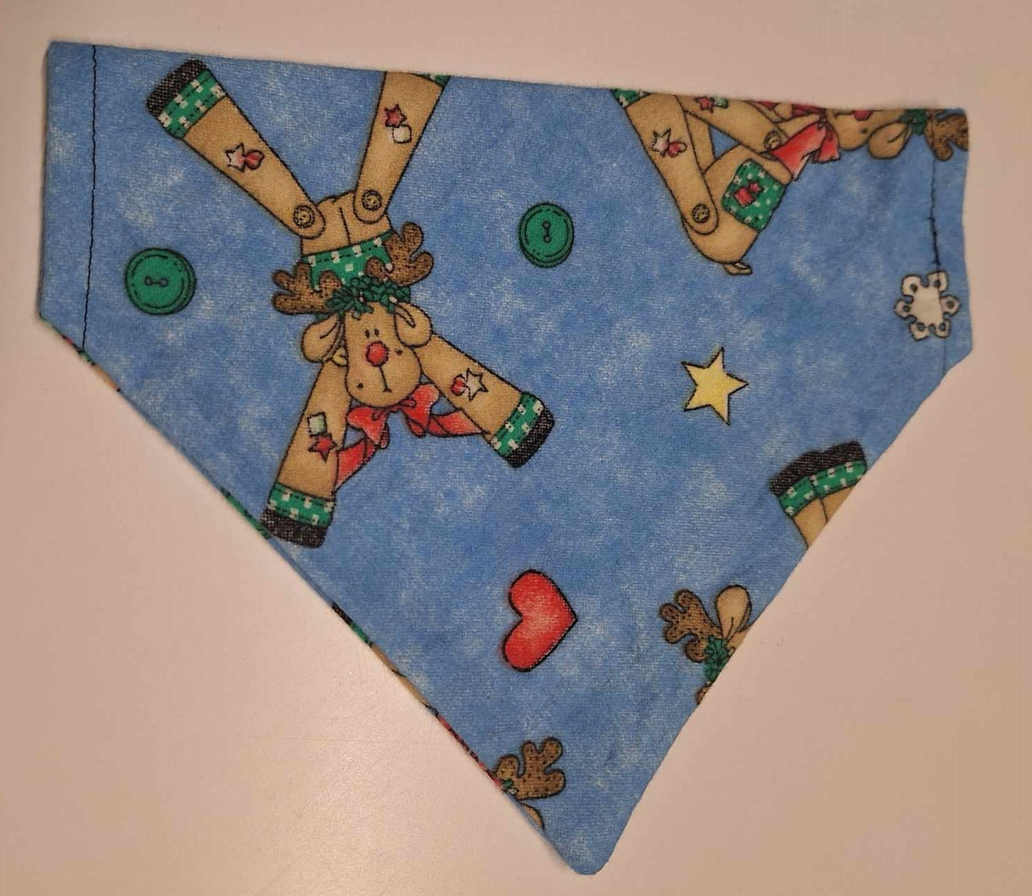 Button Reindeer - Dog Bandana