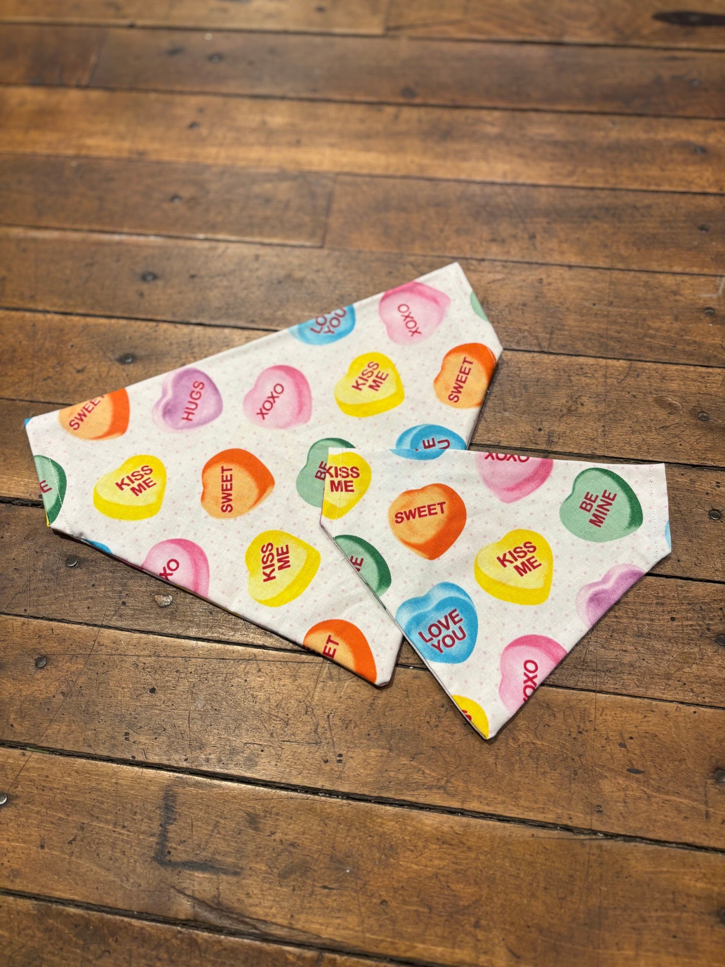 Conversation Hearts - Dog Bandana