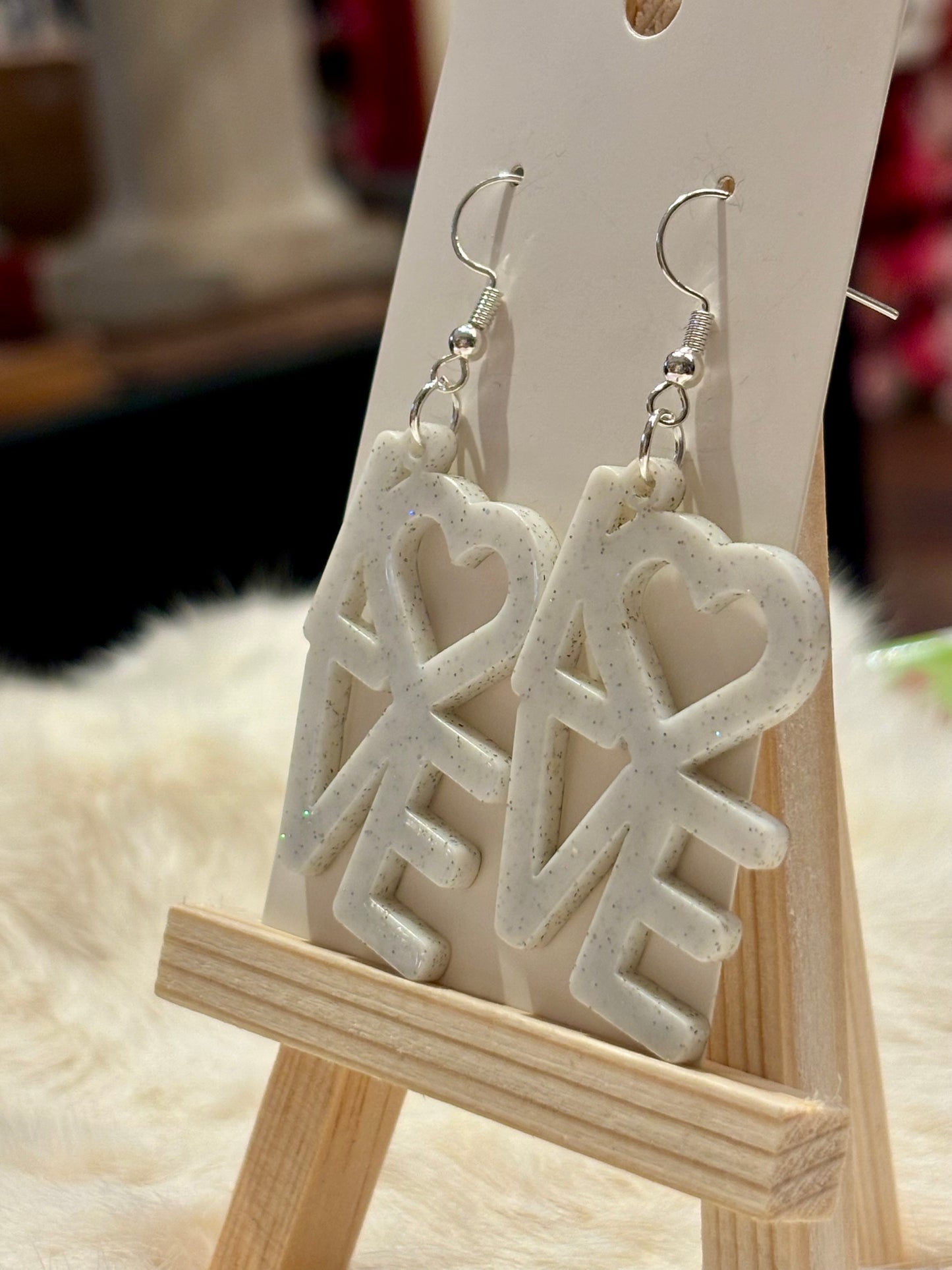 LOVE Dangle Earrings
