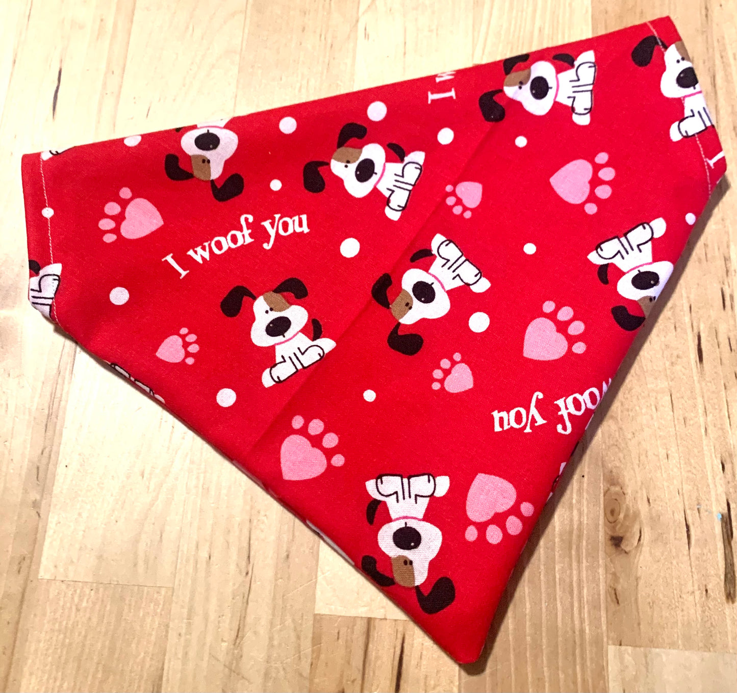 I Woof You - Dog Bandana