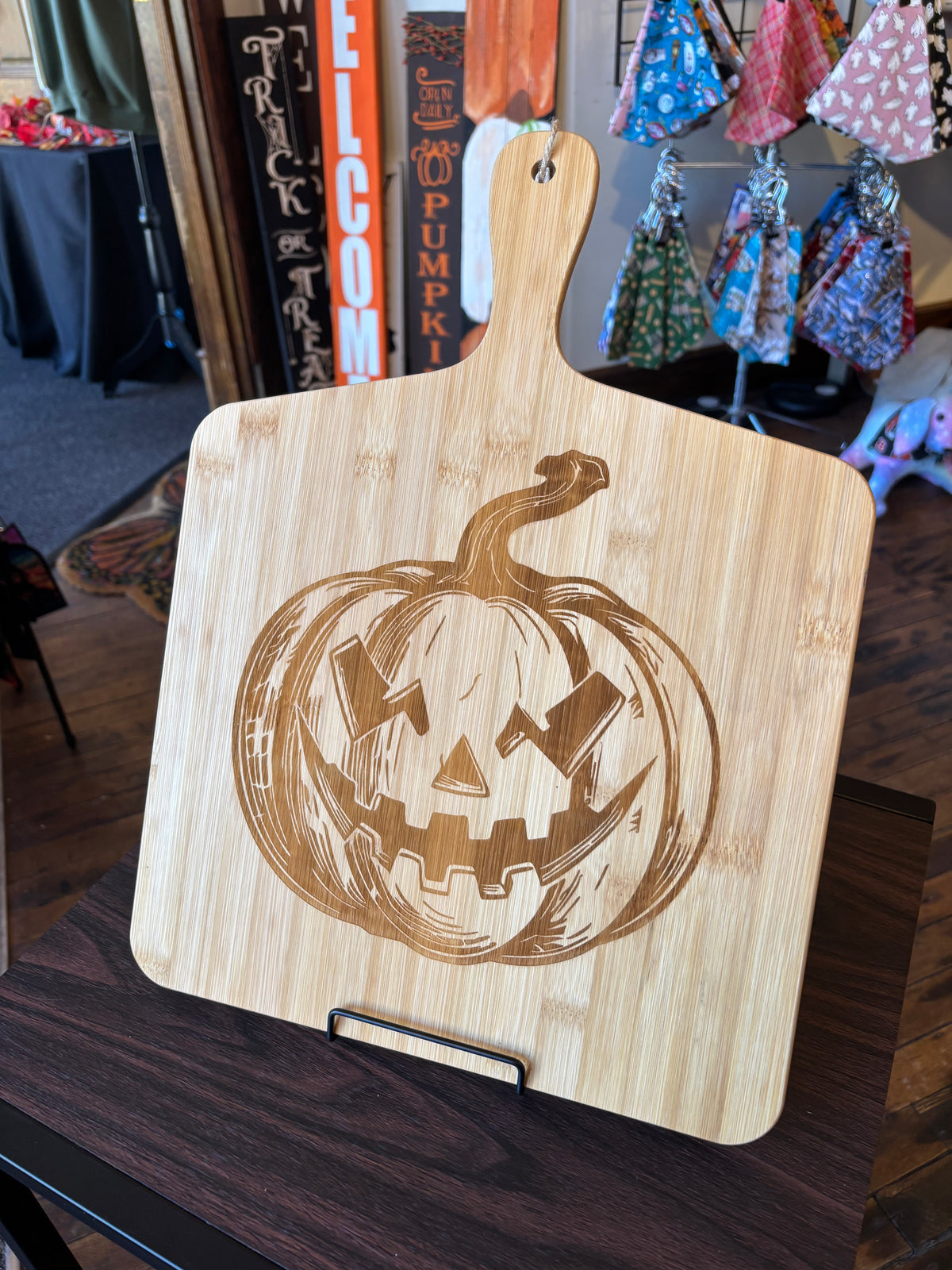 Jack-O-Lantern Cutting Board