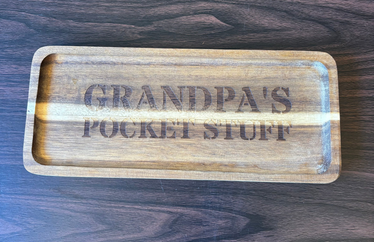 Dad's Pocket Tray (Grandpa & Papa Options)