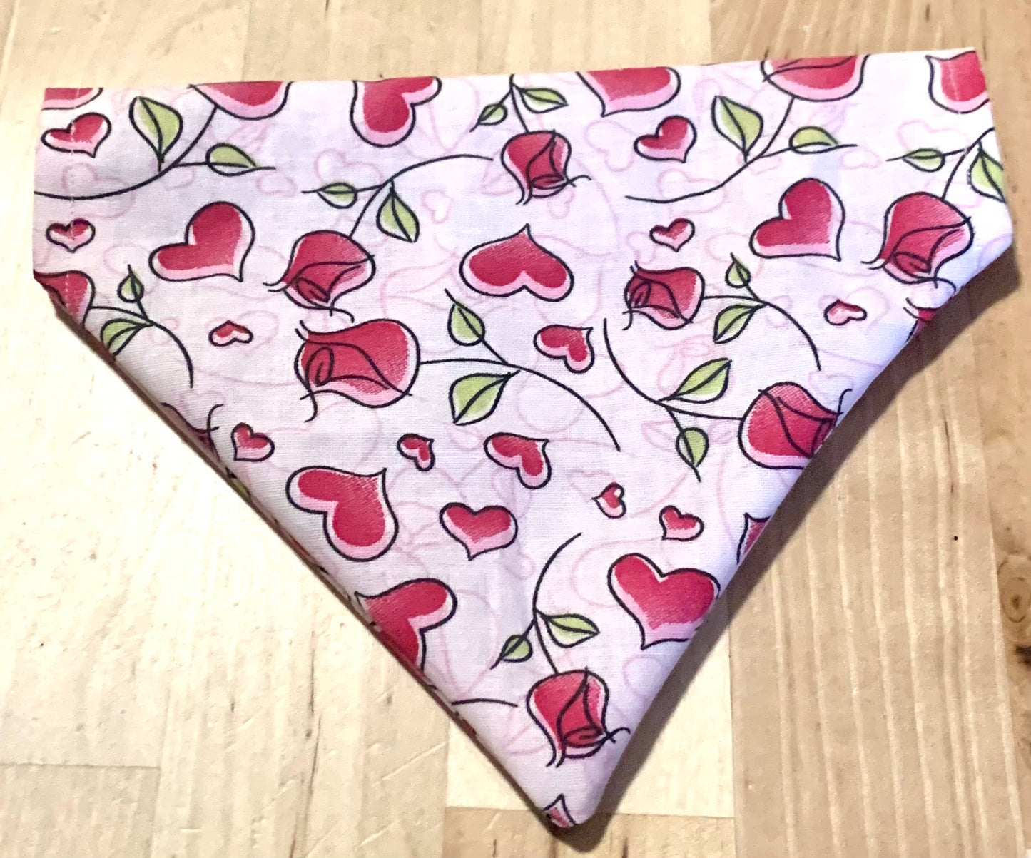 Pink Roses - Dog Bandana