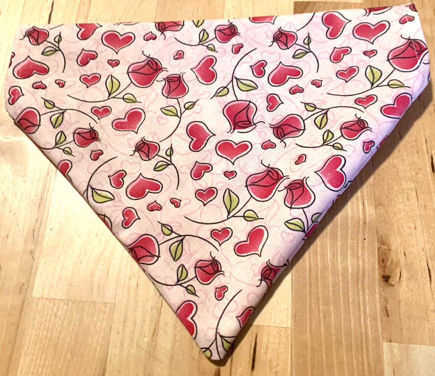 Pink Roses - Dog Bandana