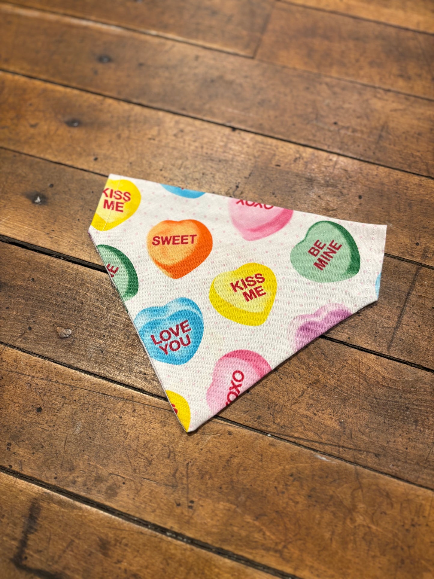 Conversation Hearts - Dog Bandana