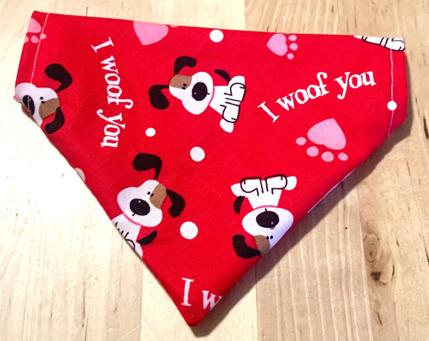 I Woof You - Dog Bandana