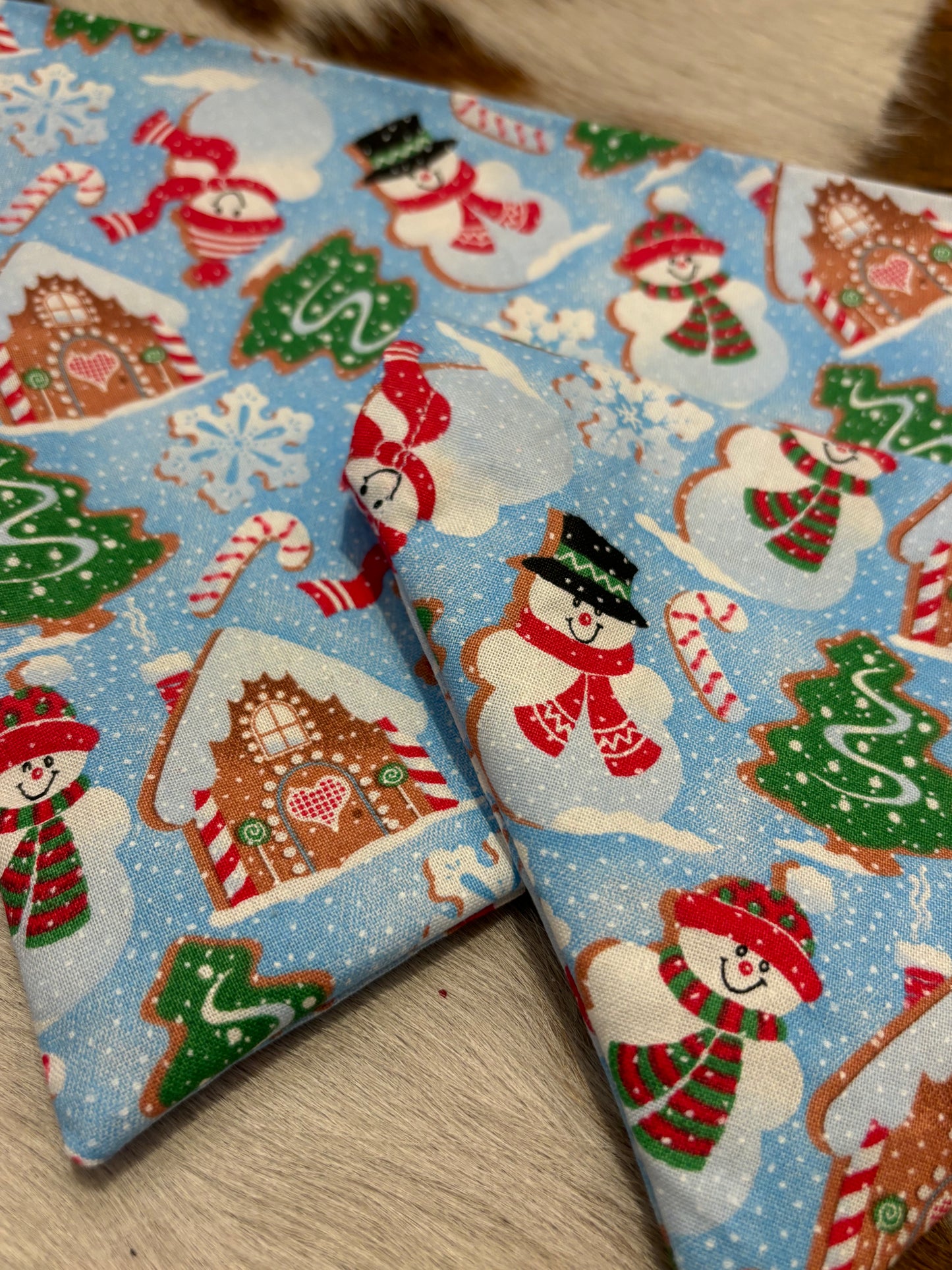 Snowman Sugar Cookies - Dog Bandanas