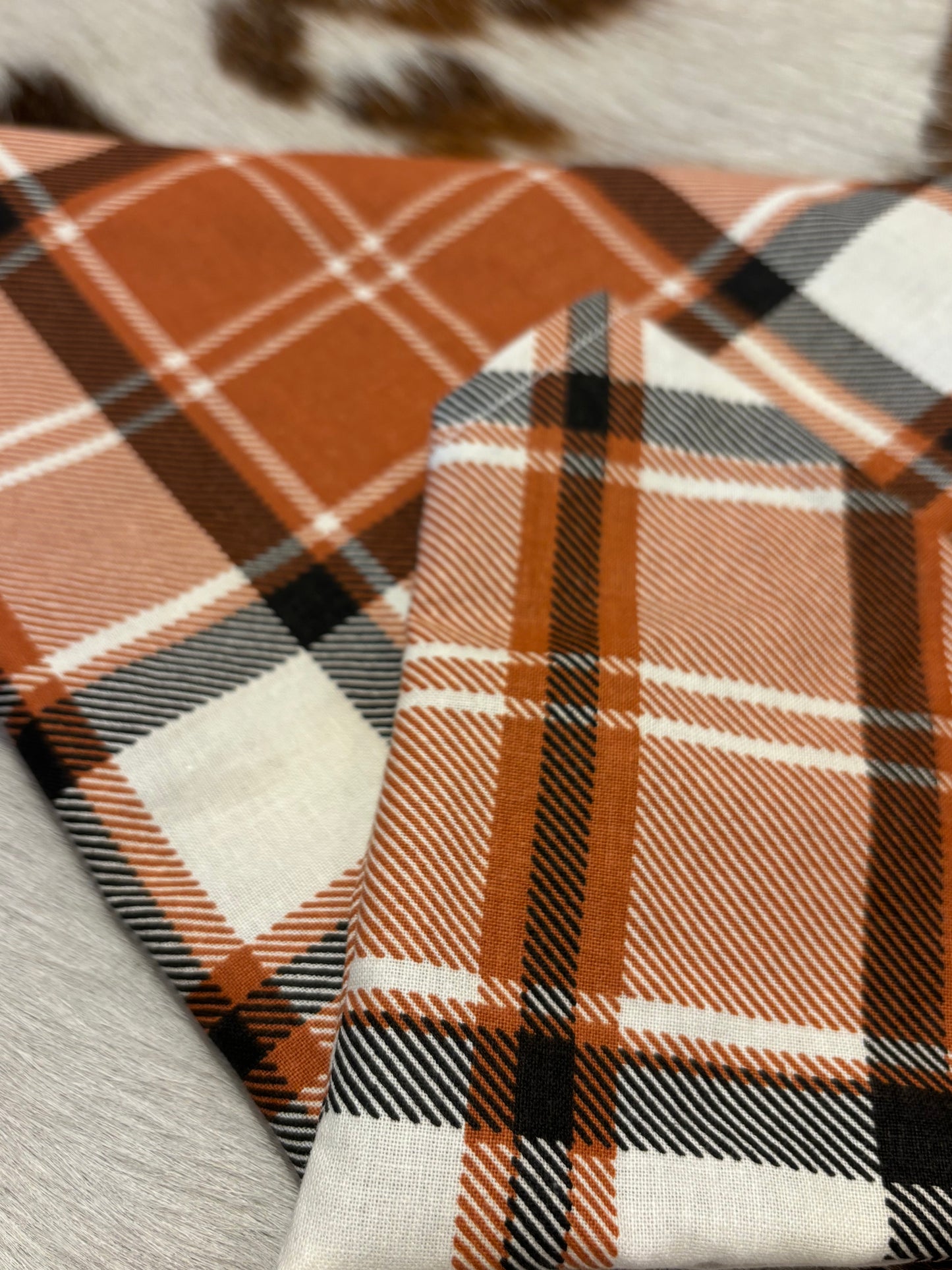 Neutral Flannel - Dog Bandanas