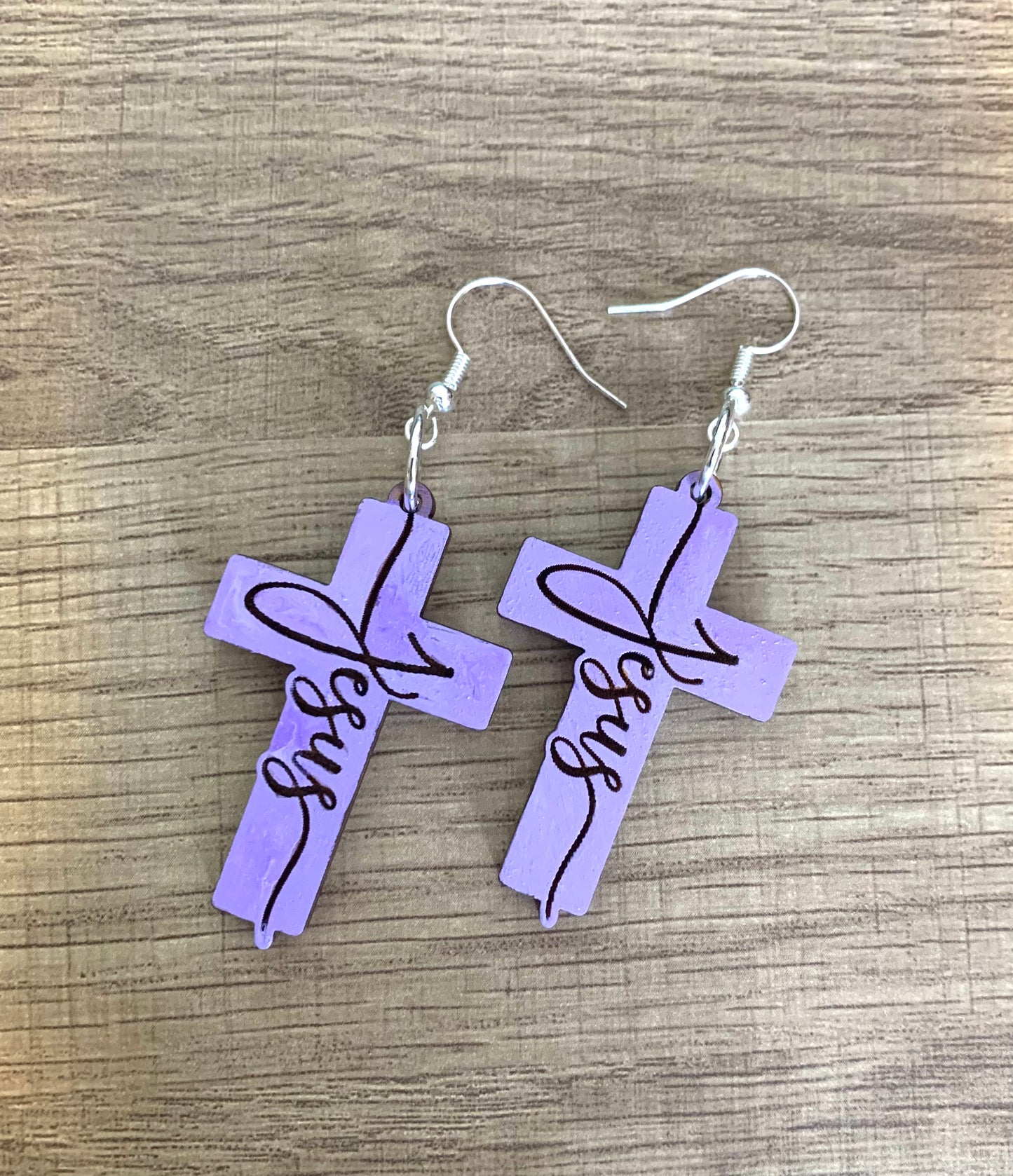 Jesus Cross Earrings