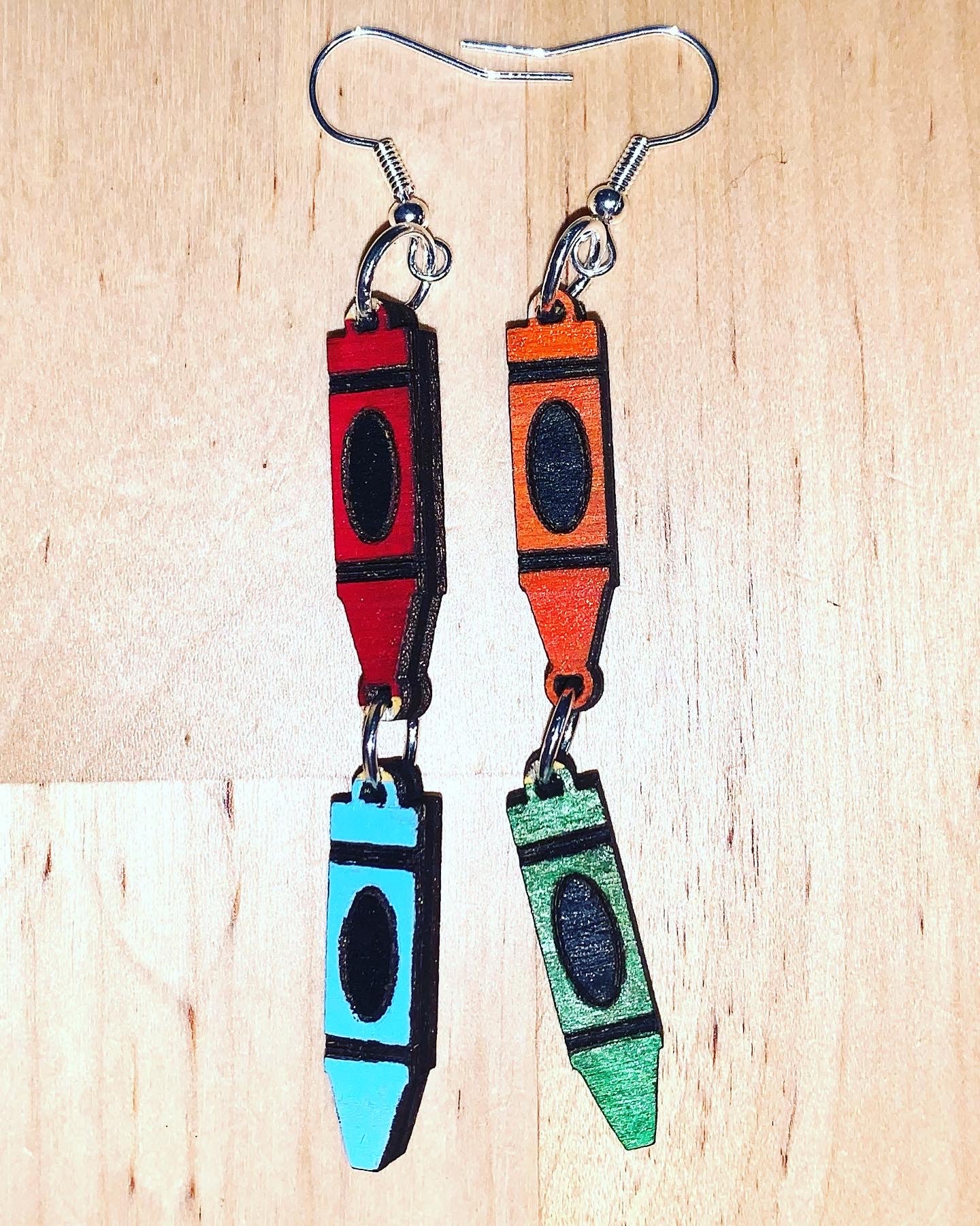 Crayon Earrings