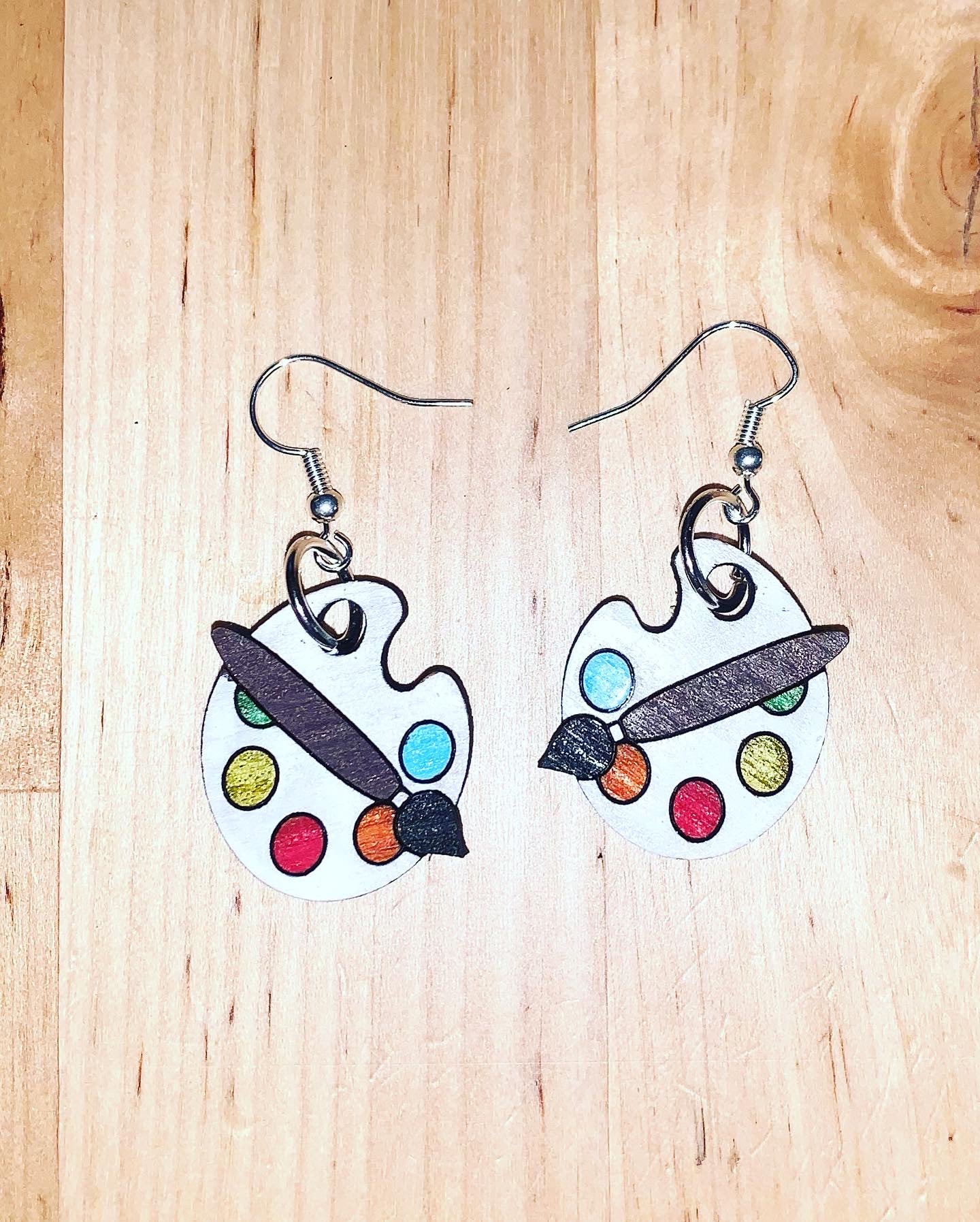 Paint Palette Earrings