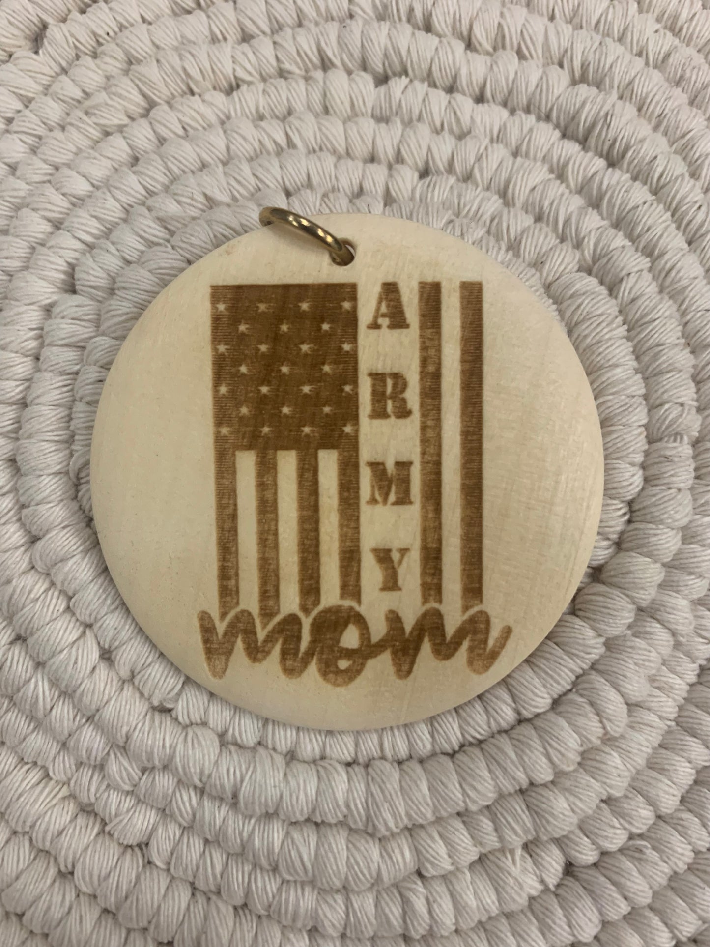 Army Mom Keychain