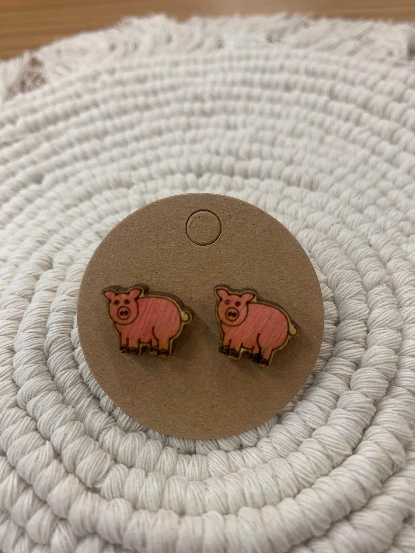 Pig Earrings