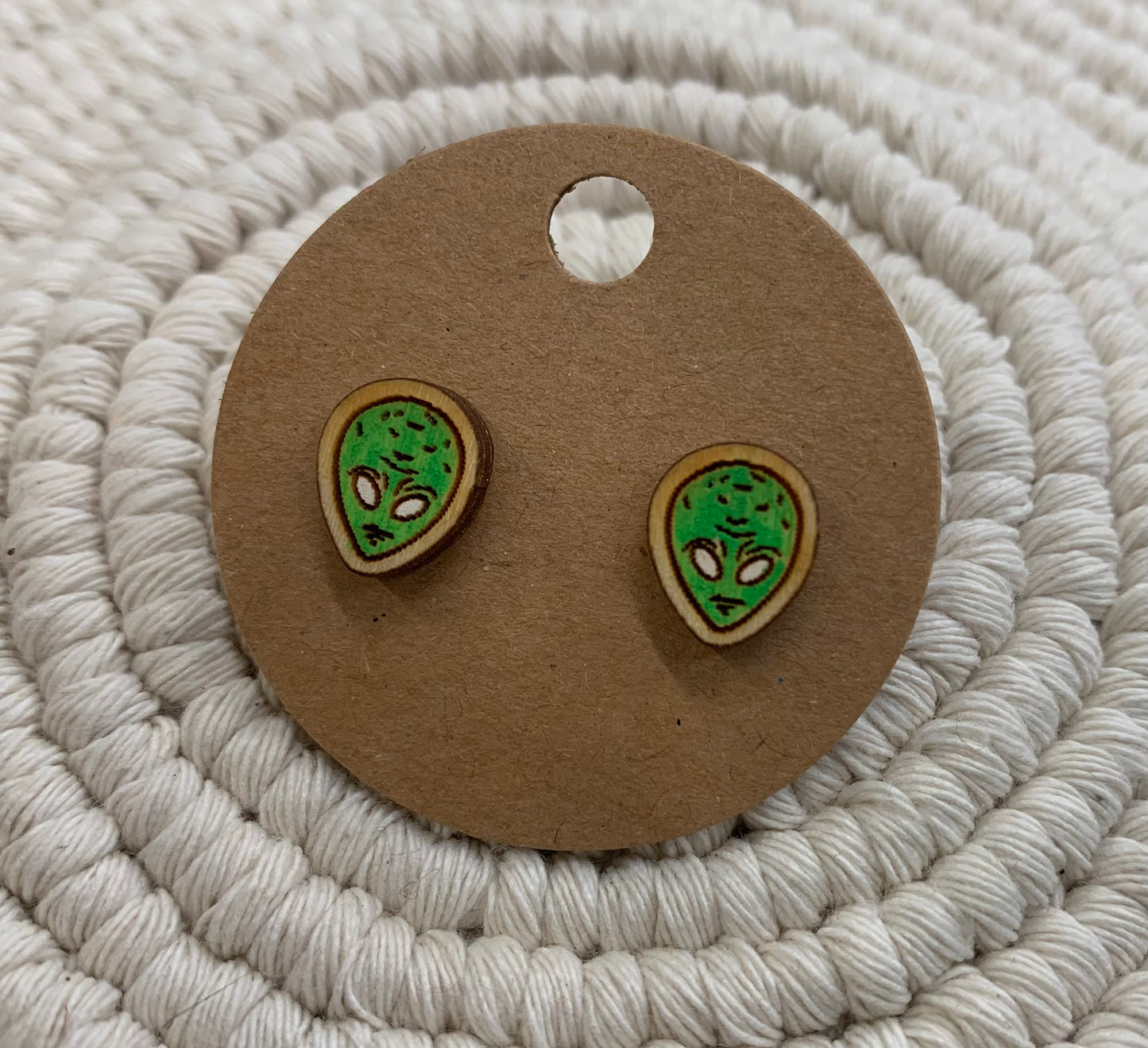 Alien Stud Earrings