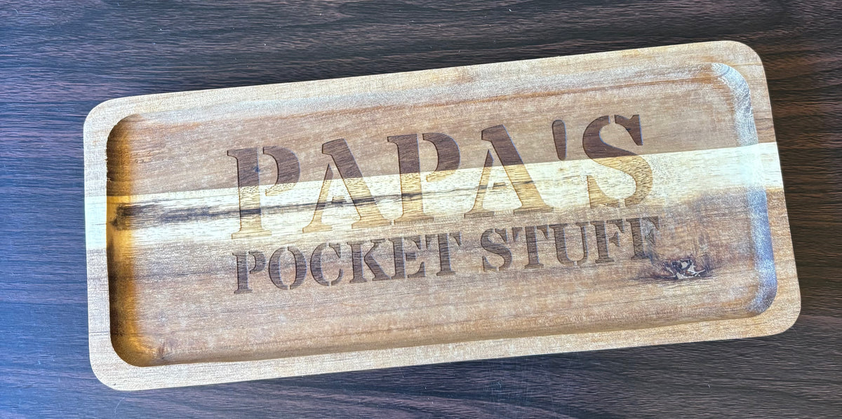 Dad's Pocket Tray (Grandpa & Papa Options)