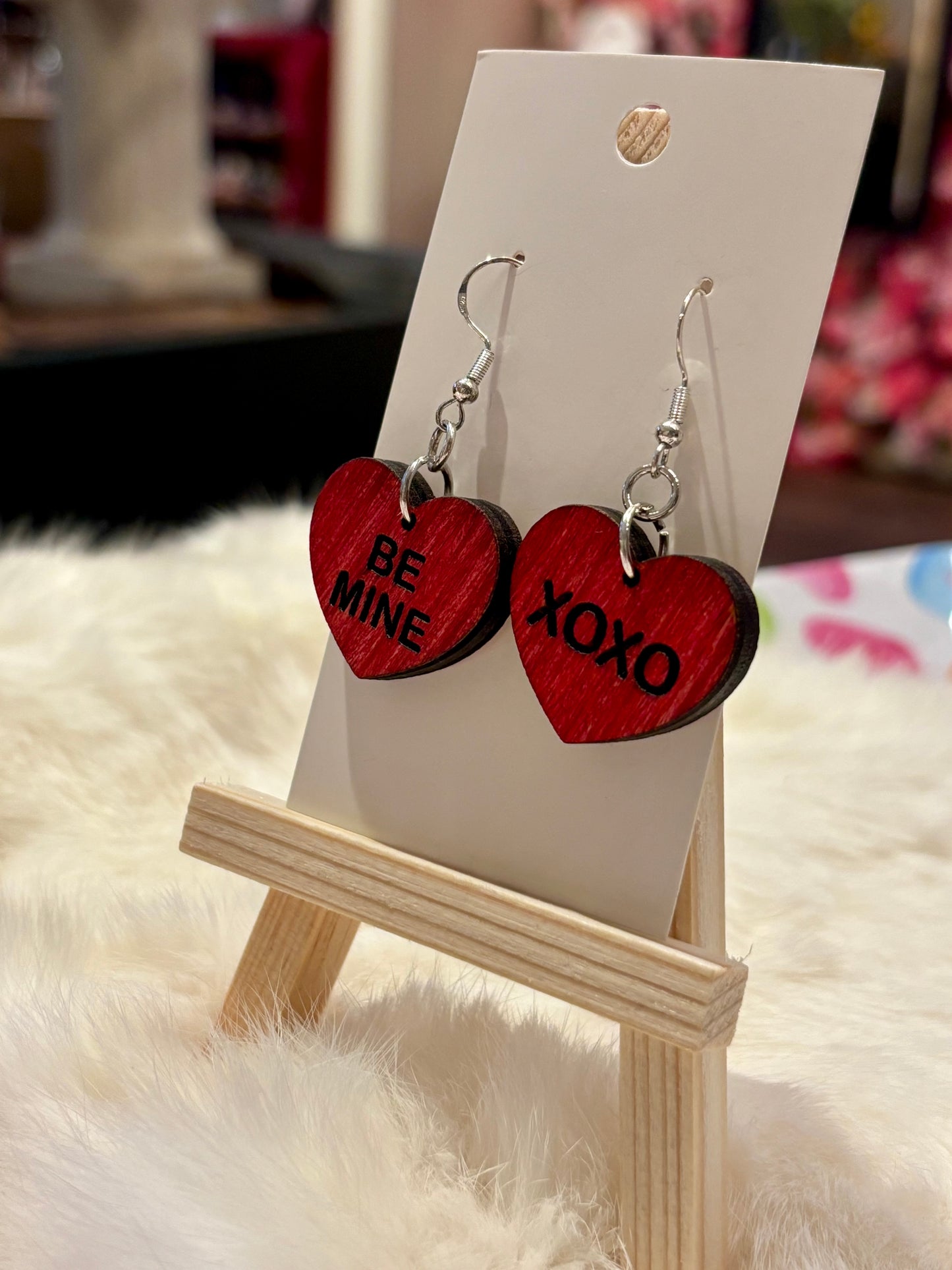 Conversation Heart - Dangle Earrings