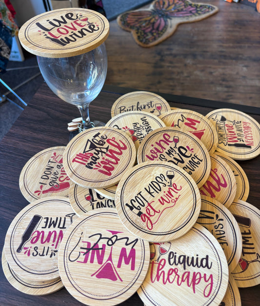 Wine Glass Charcuterie Topper