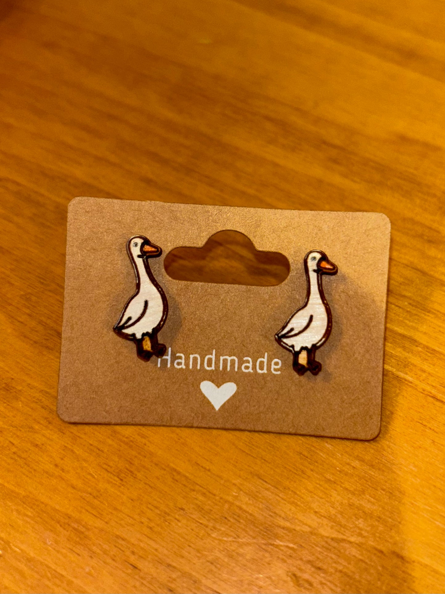 Goose Earrings