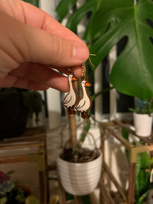 Goose Earrings