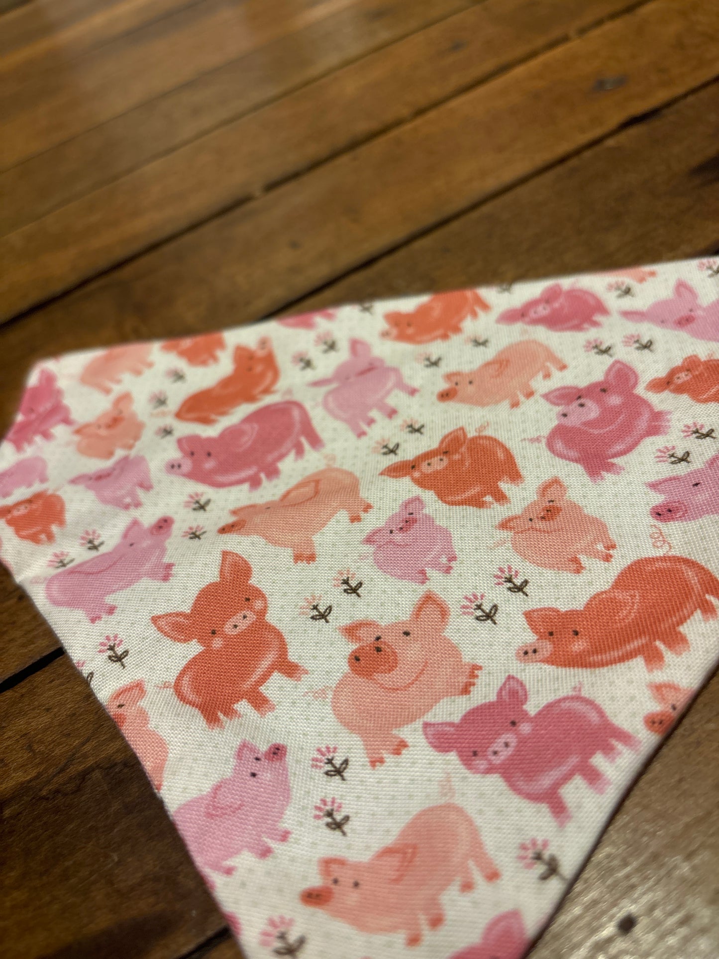 Pink Pigs - Dog Bandana