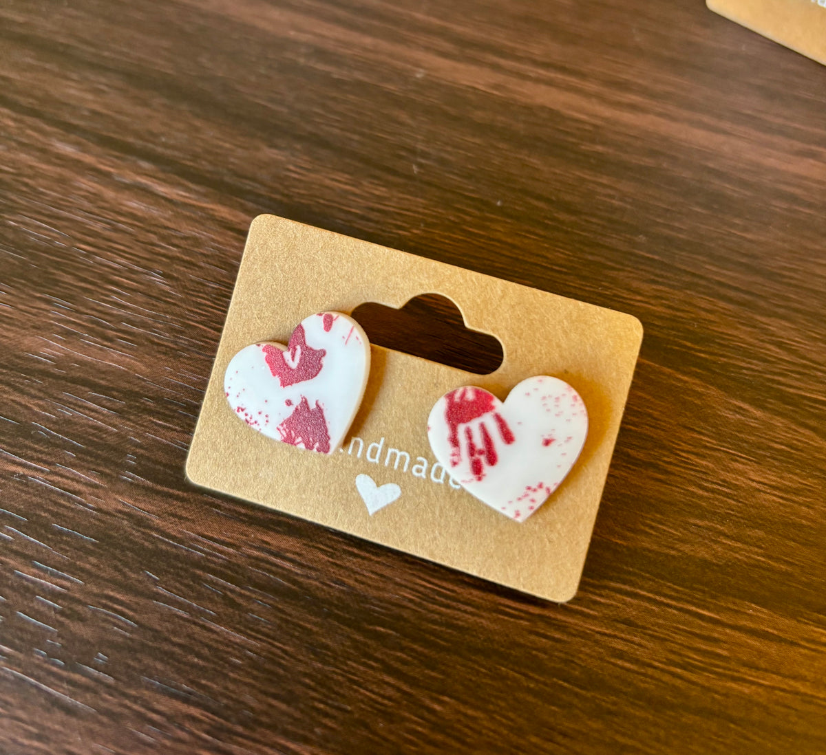 Bloody Hand Earrings