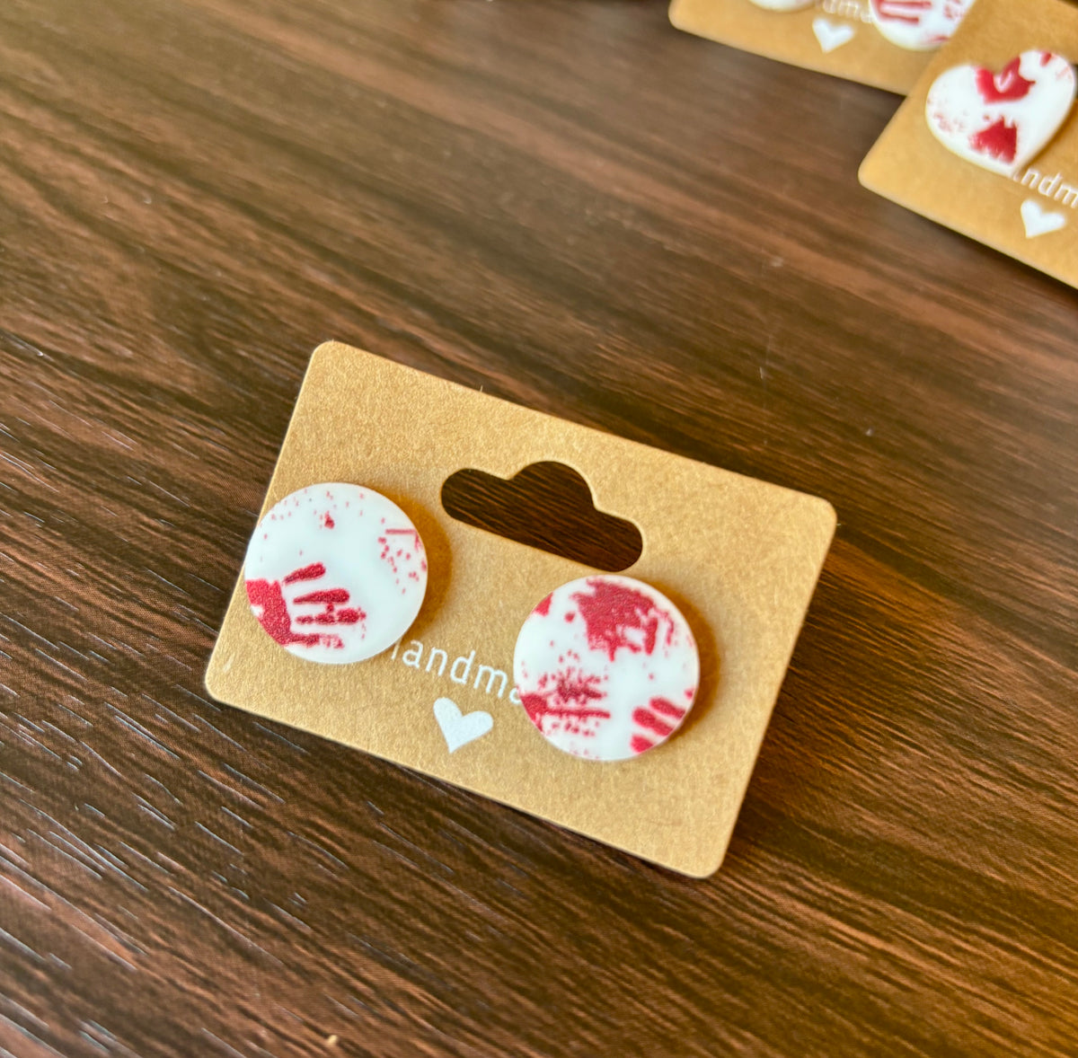 Bloody Hand Earrings