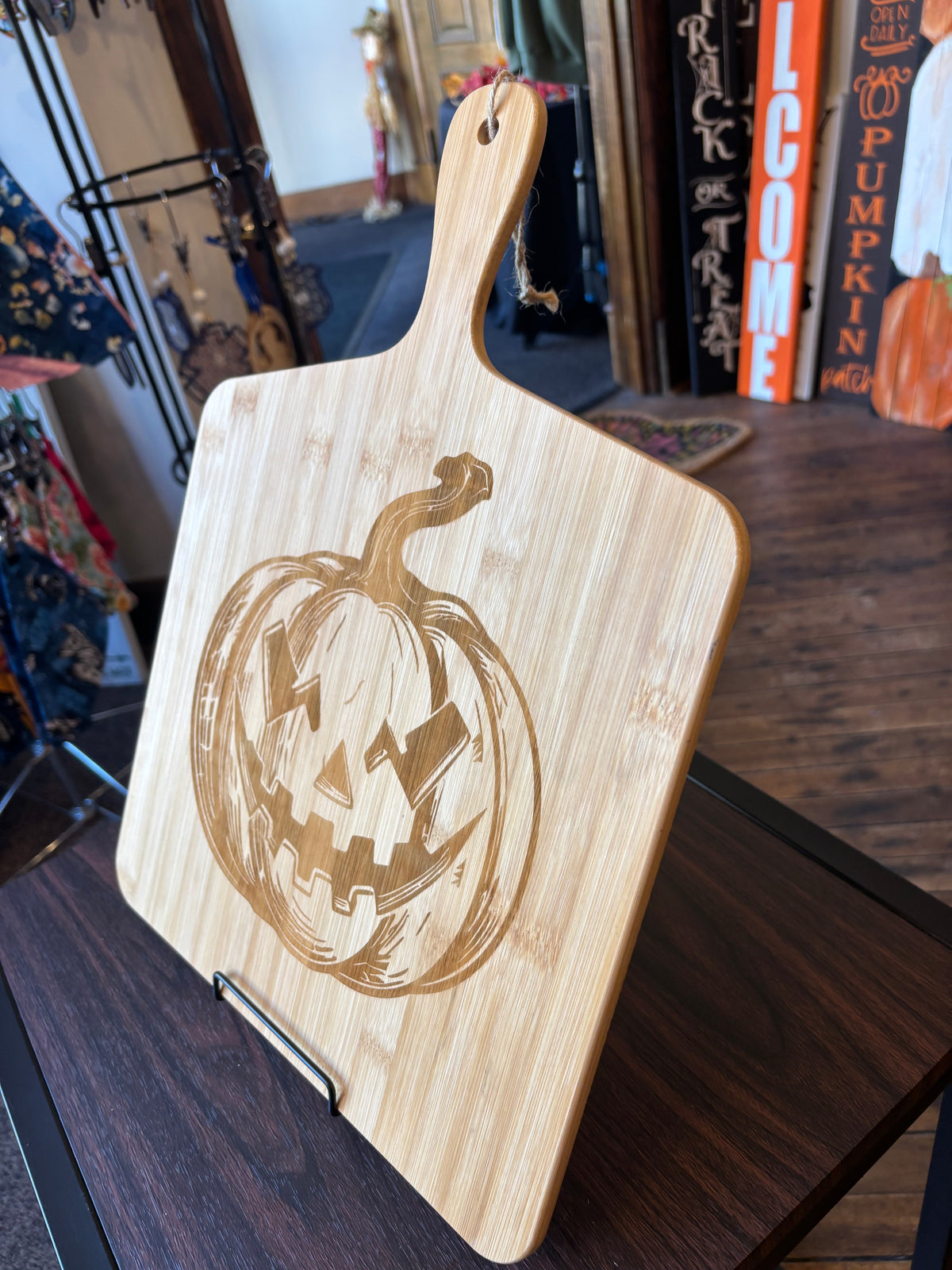 Jack-O-Lantern Cutting Board