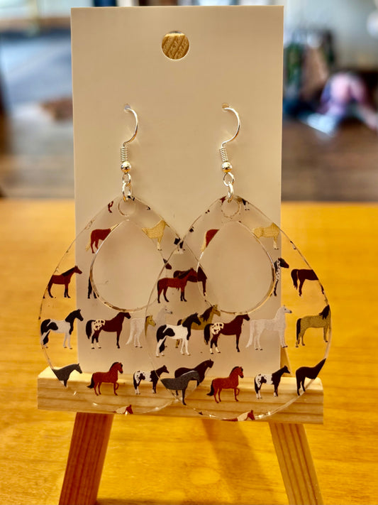 Horse Breeds Earrings