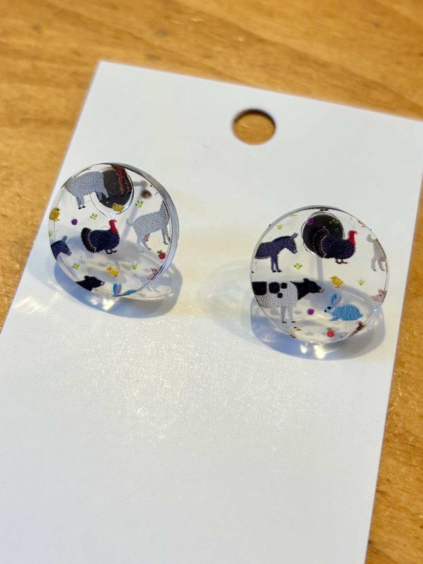 Farm Animal Earrings