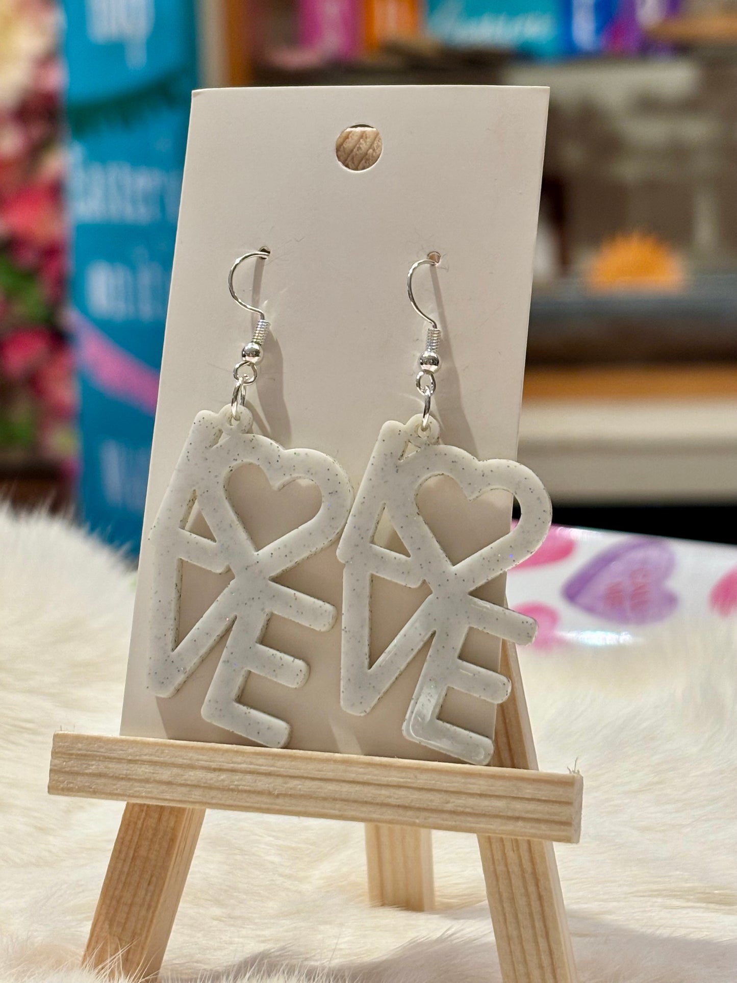 LOVE Dangle Earrings