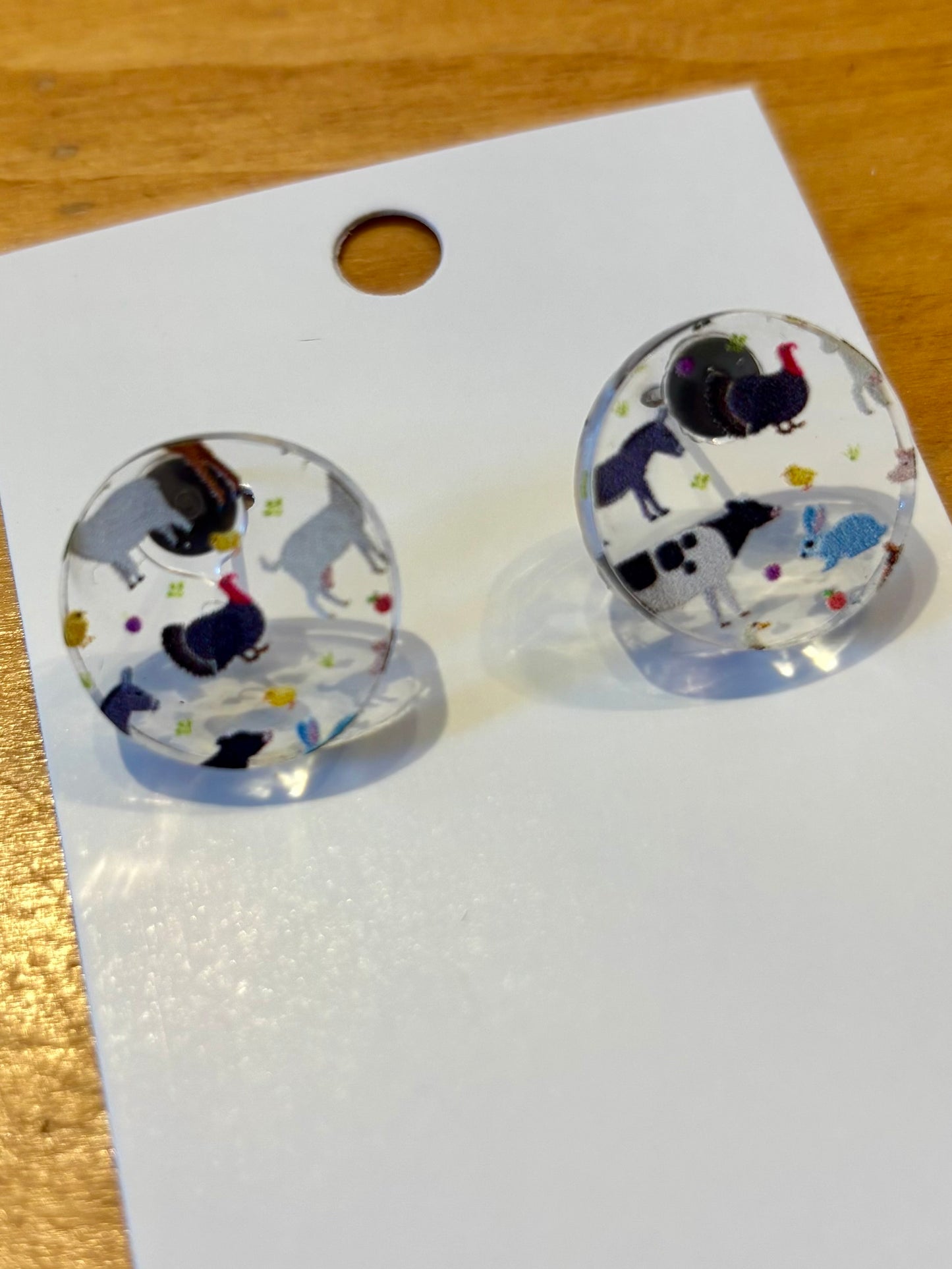 Farm Animal Earrings