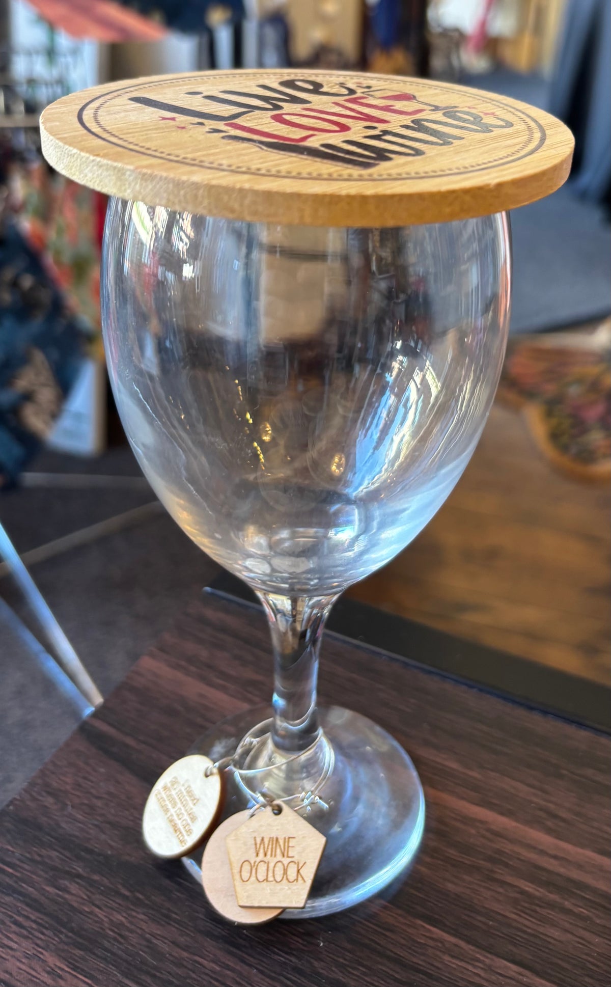 Wine Glass Charcuterie Topper