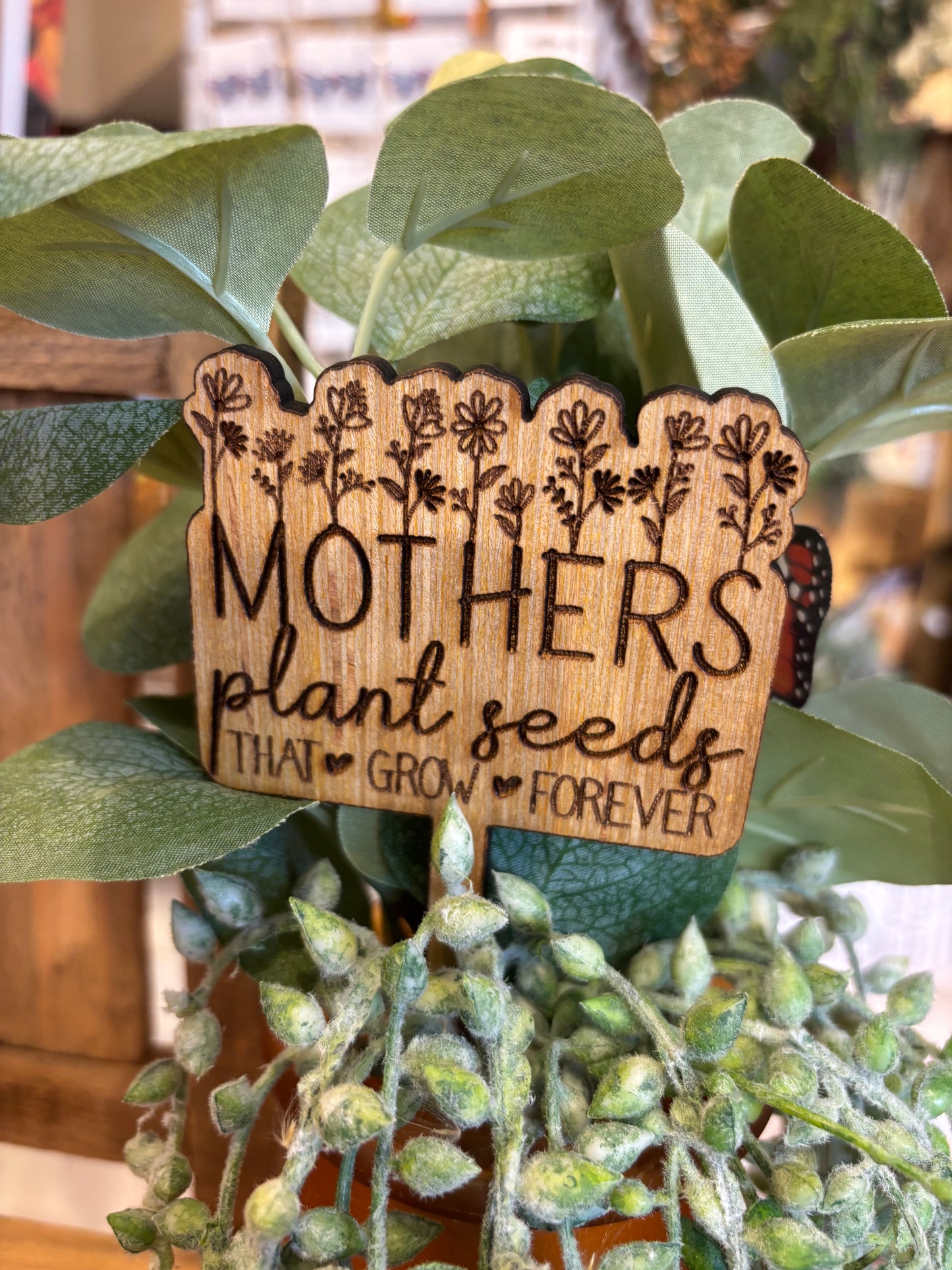 Mom Plant Stake