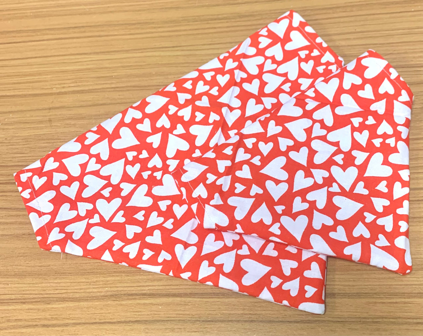 Red Hearts - Dog Bandana