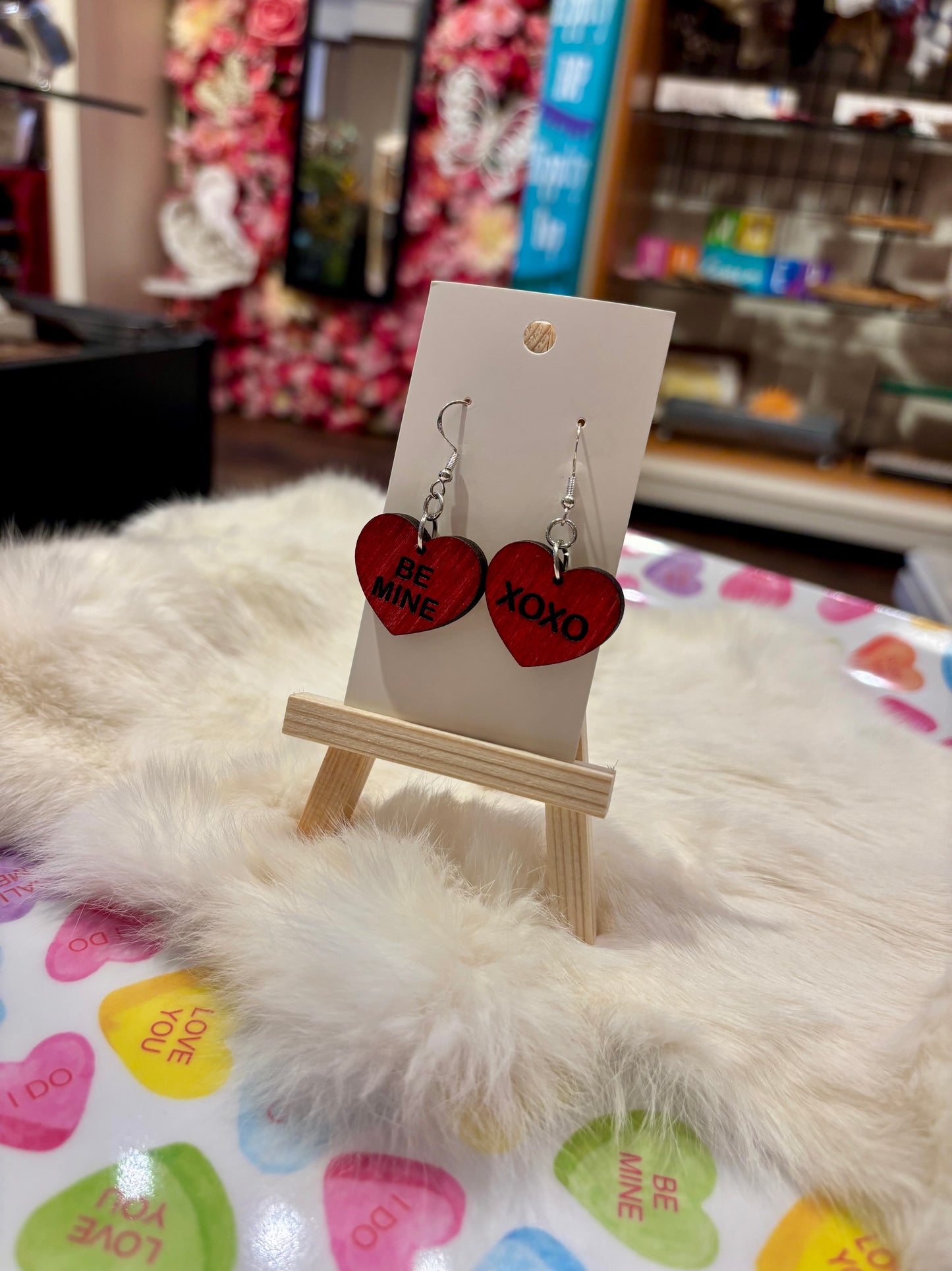 Conversation Heart - Dangle Earrings