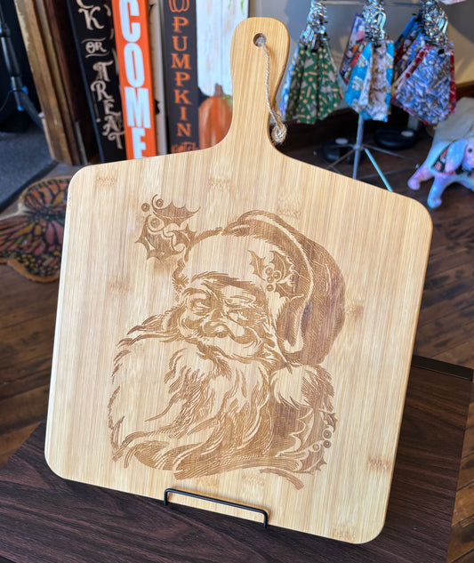 Santa Cutting Board