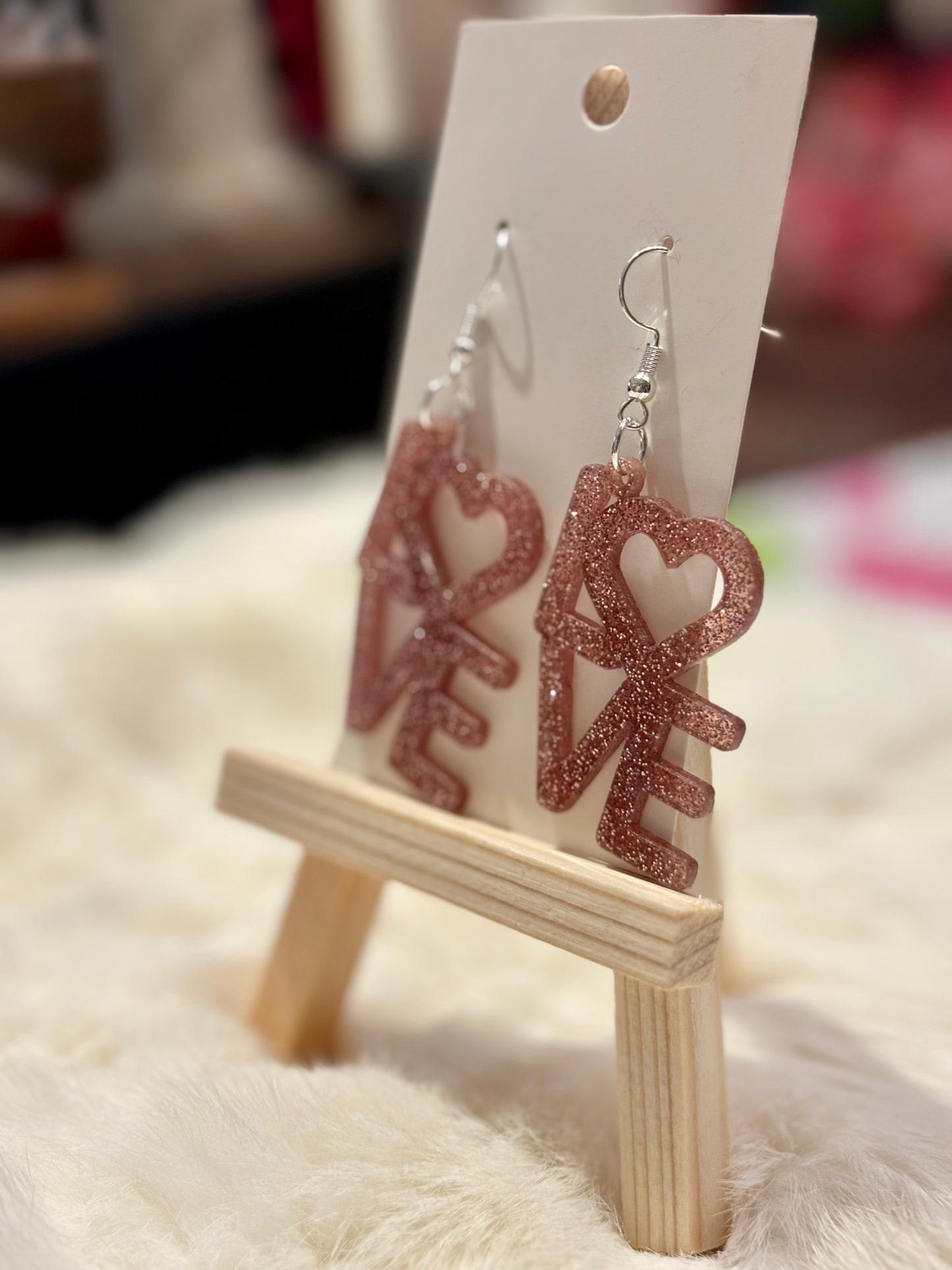 LOVE Dangle Earrings