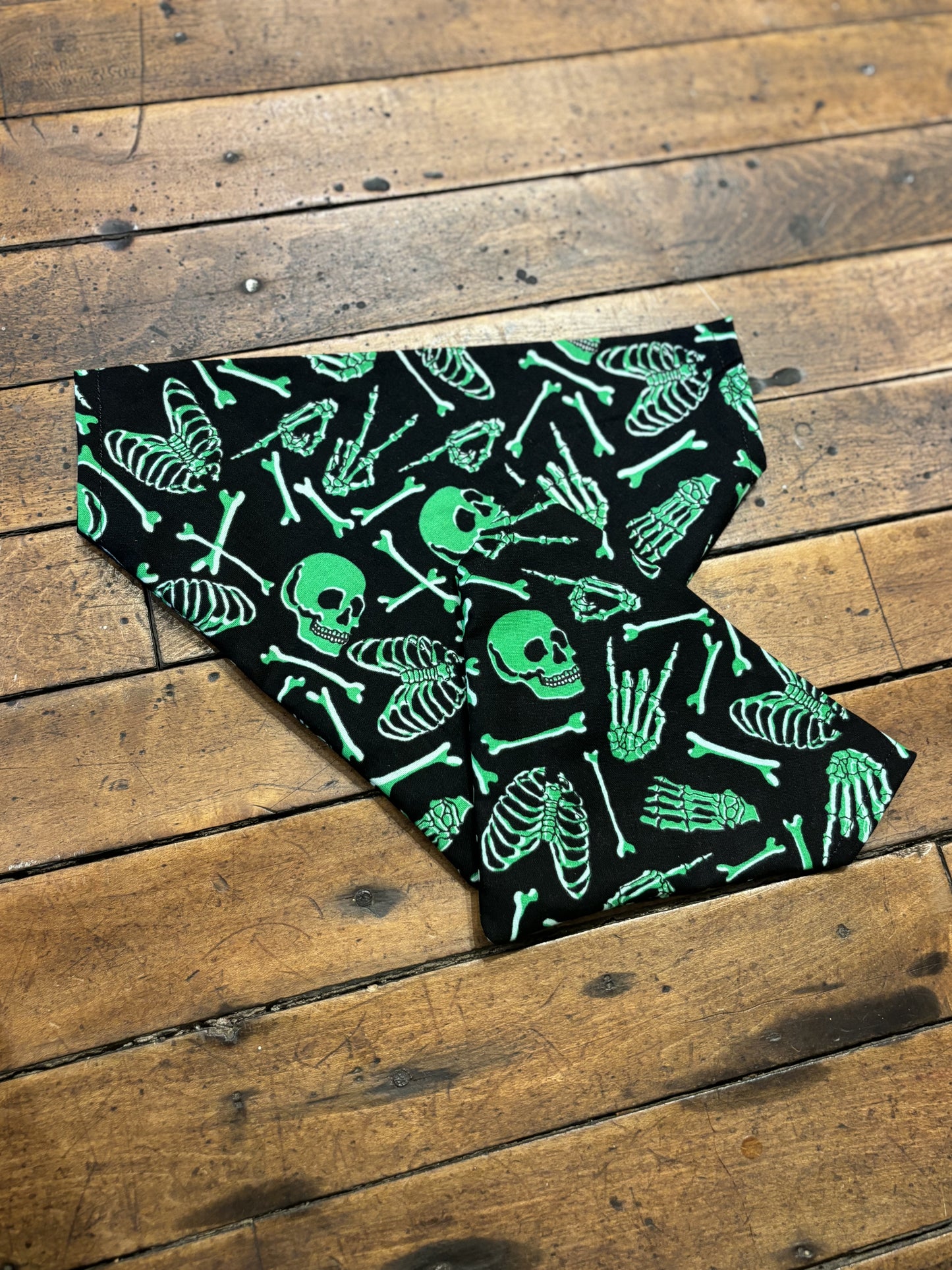 Skeletons - Glow in the Dark - Dog Bandanas