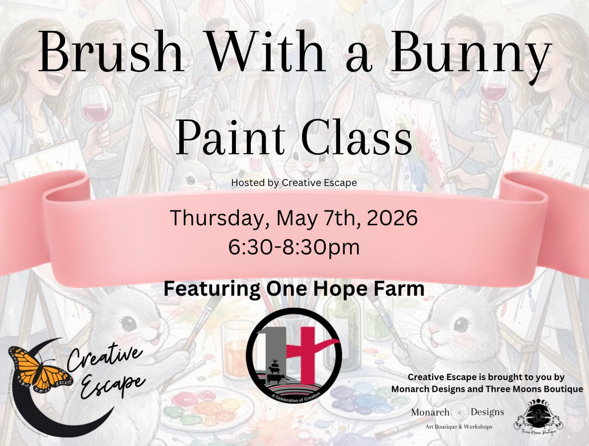 Brush with a Bunny - Paint Class