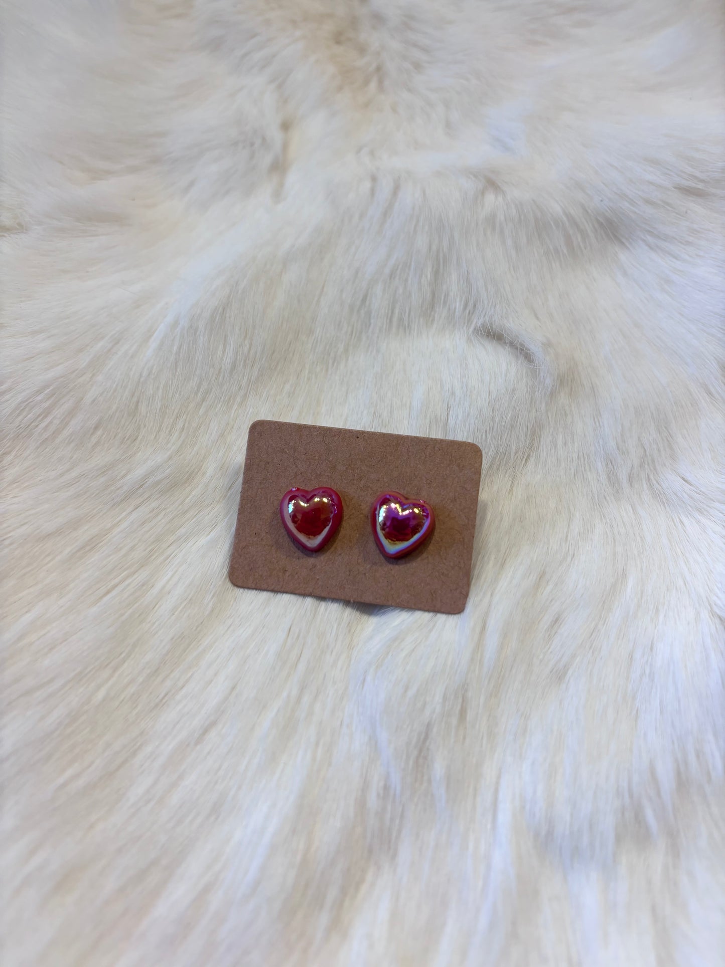 Mini Heart Studs - Multiple Colors