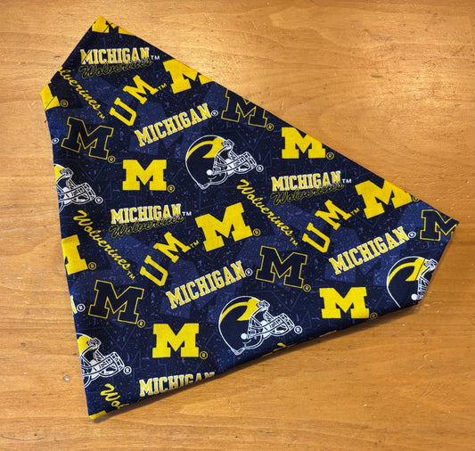 Michigan Wolverines - Dog Bandanas