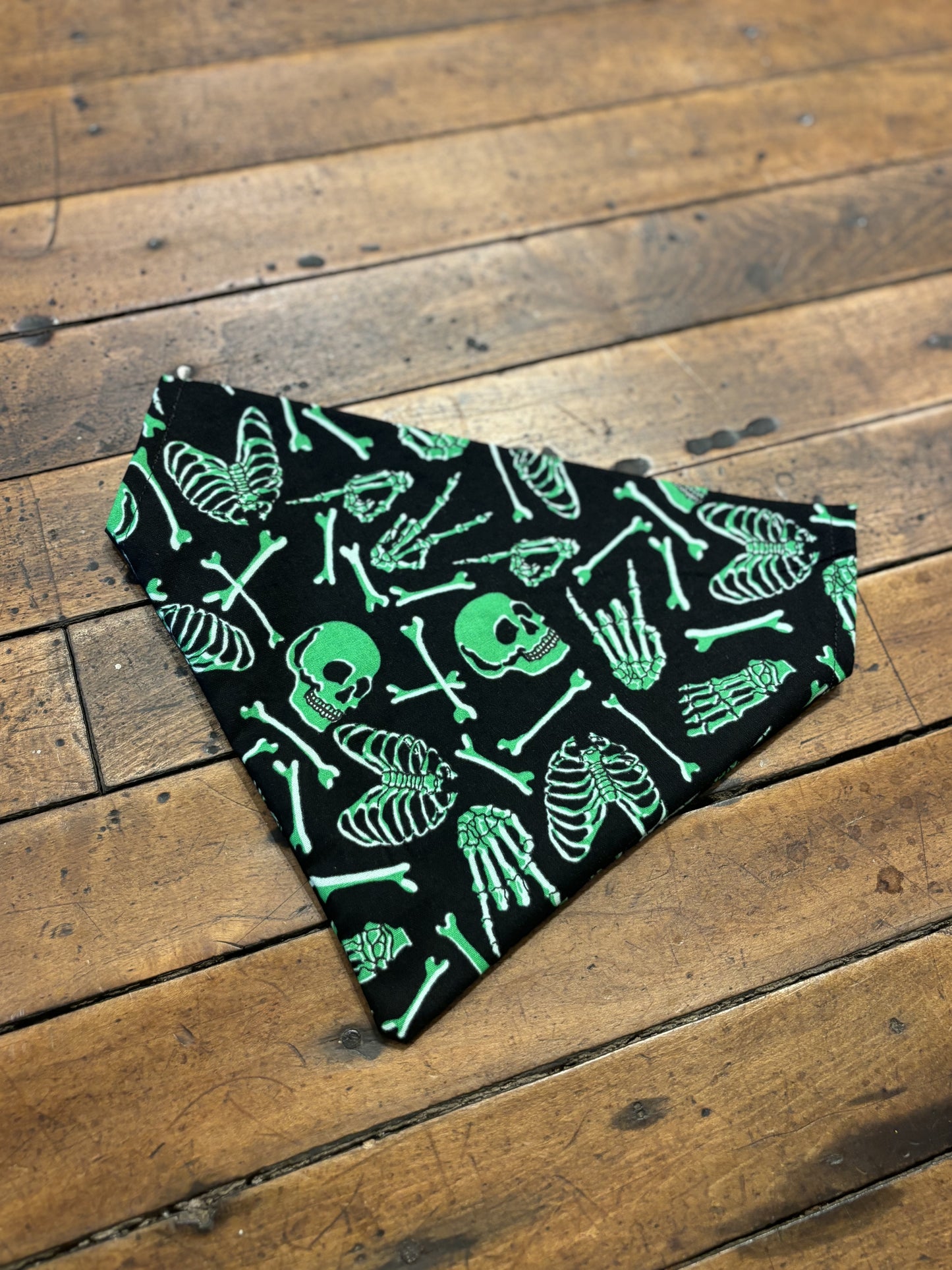 Skeletons - Glow in the Dark - Dog Bandanas