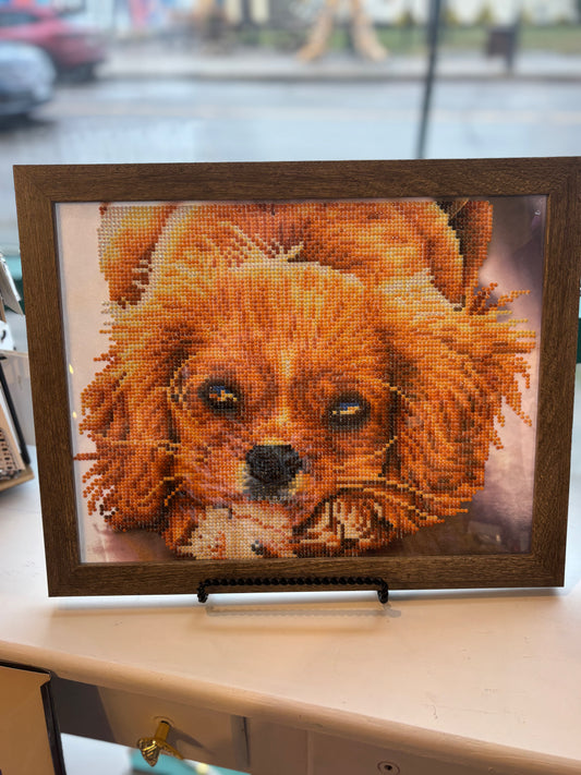 Dog Diamond Art