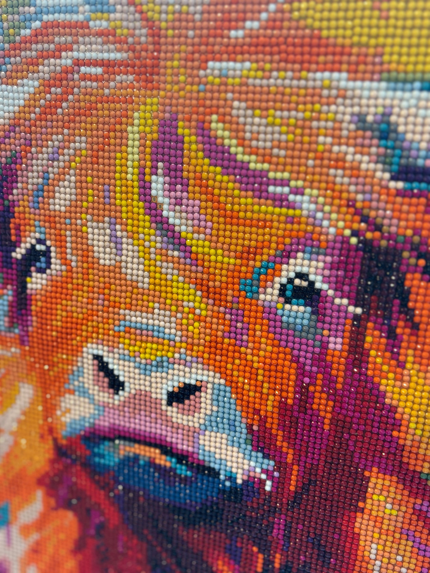 Colorful Highland Cow Diamond Art