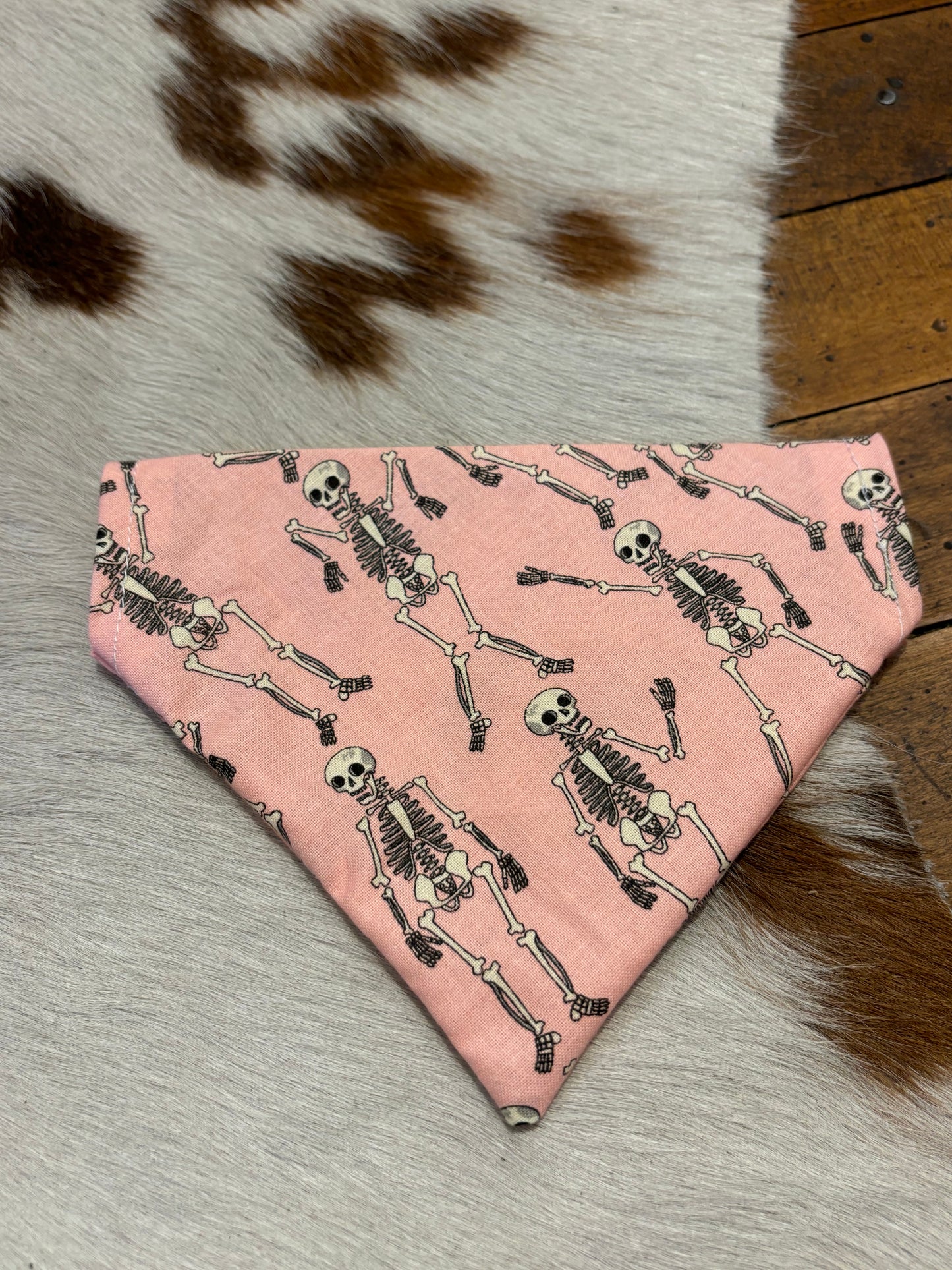 Pink Skeletons - Dog Bandanas