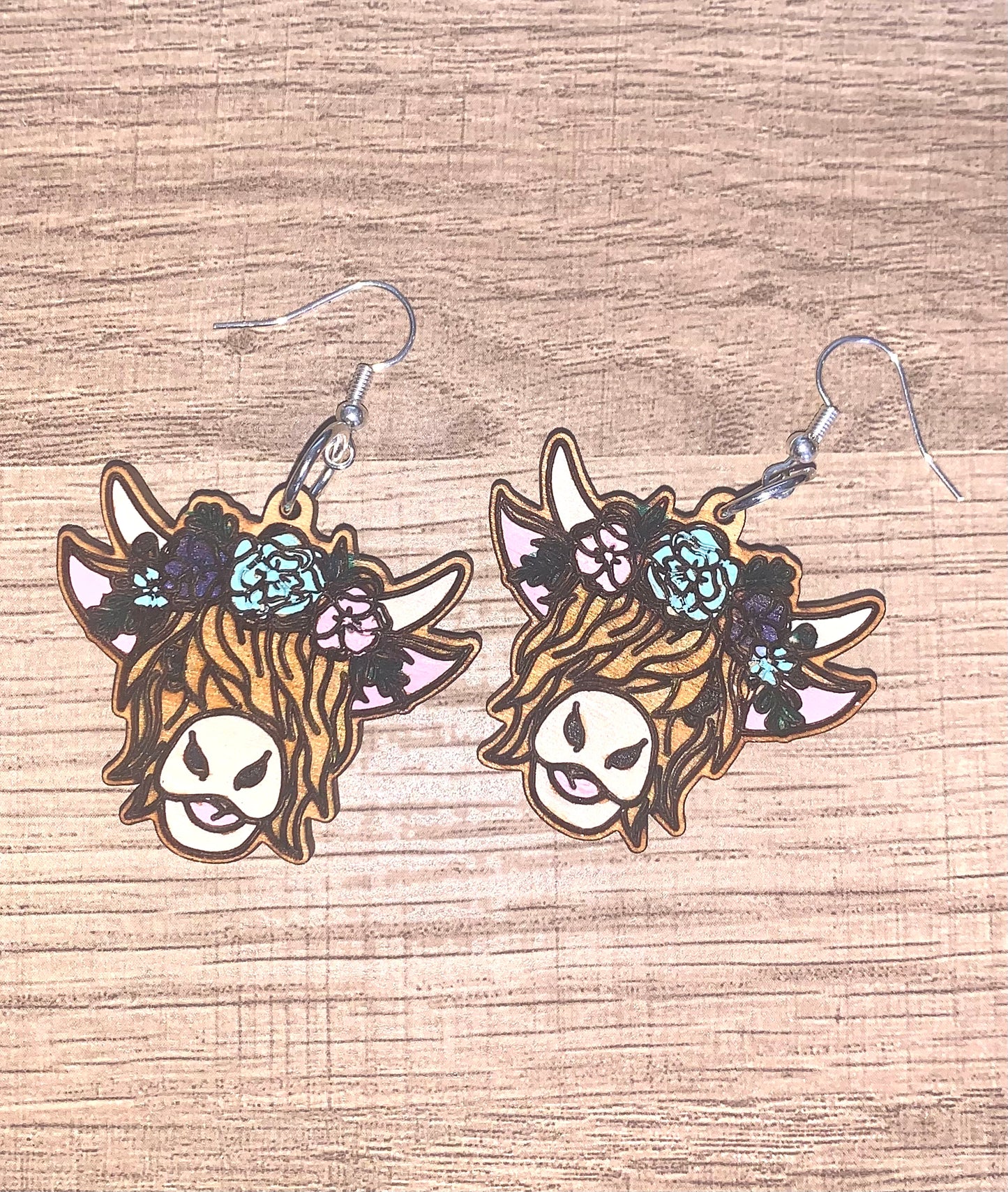 Highland Cow Earrings
