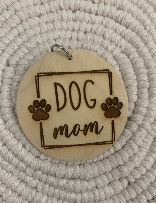 Dog Mom Keychain