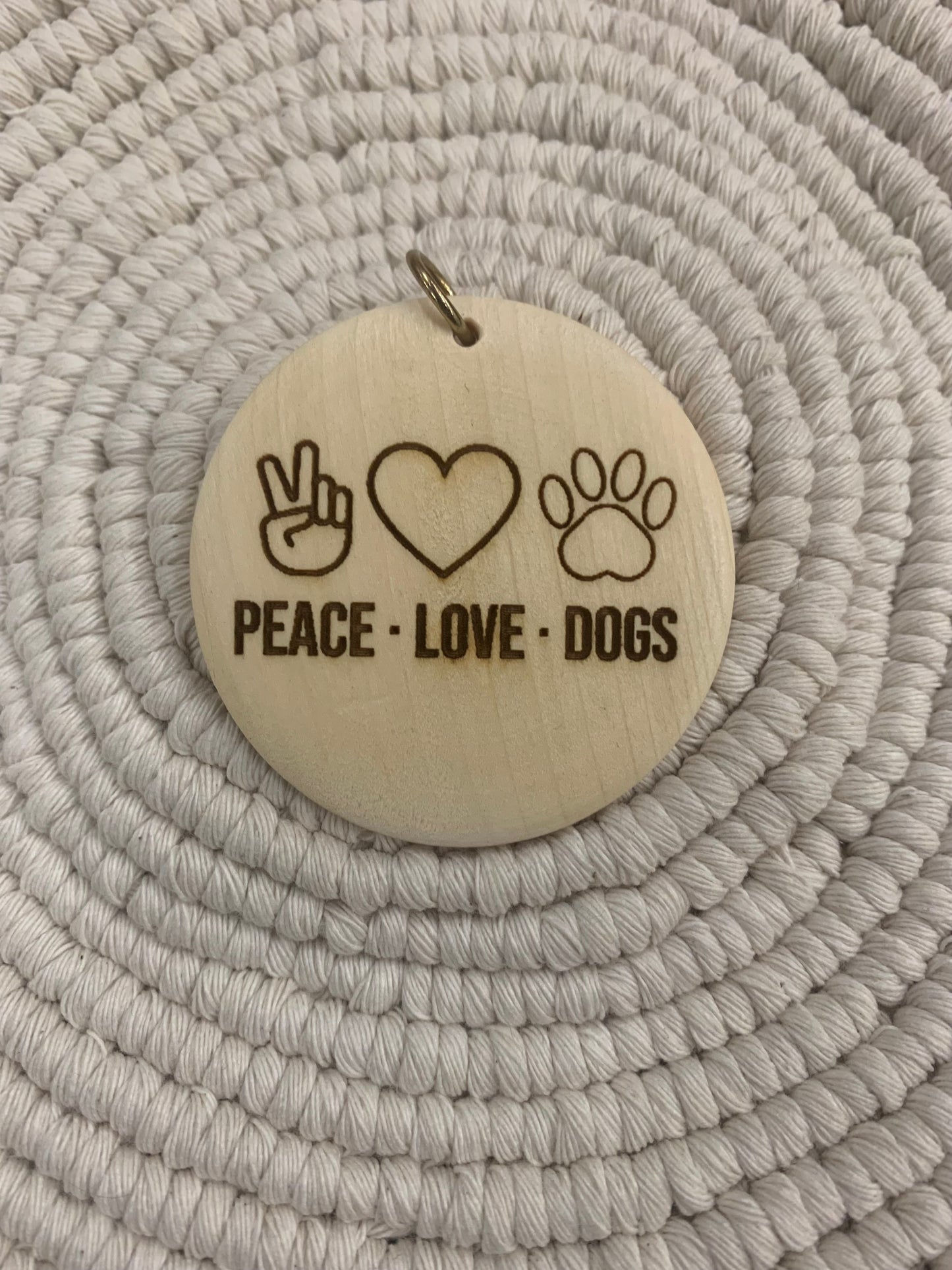 Peace Love Dogs Wristlet