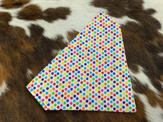 Rainbow Dots - Dog Bandanas